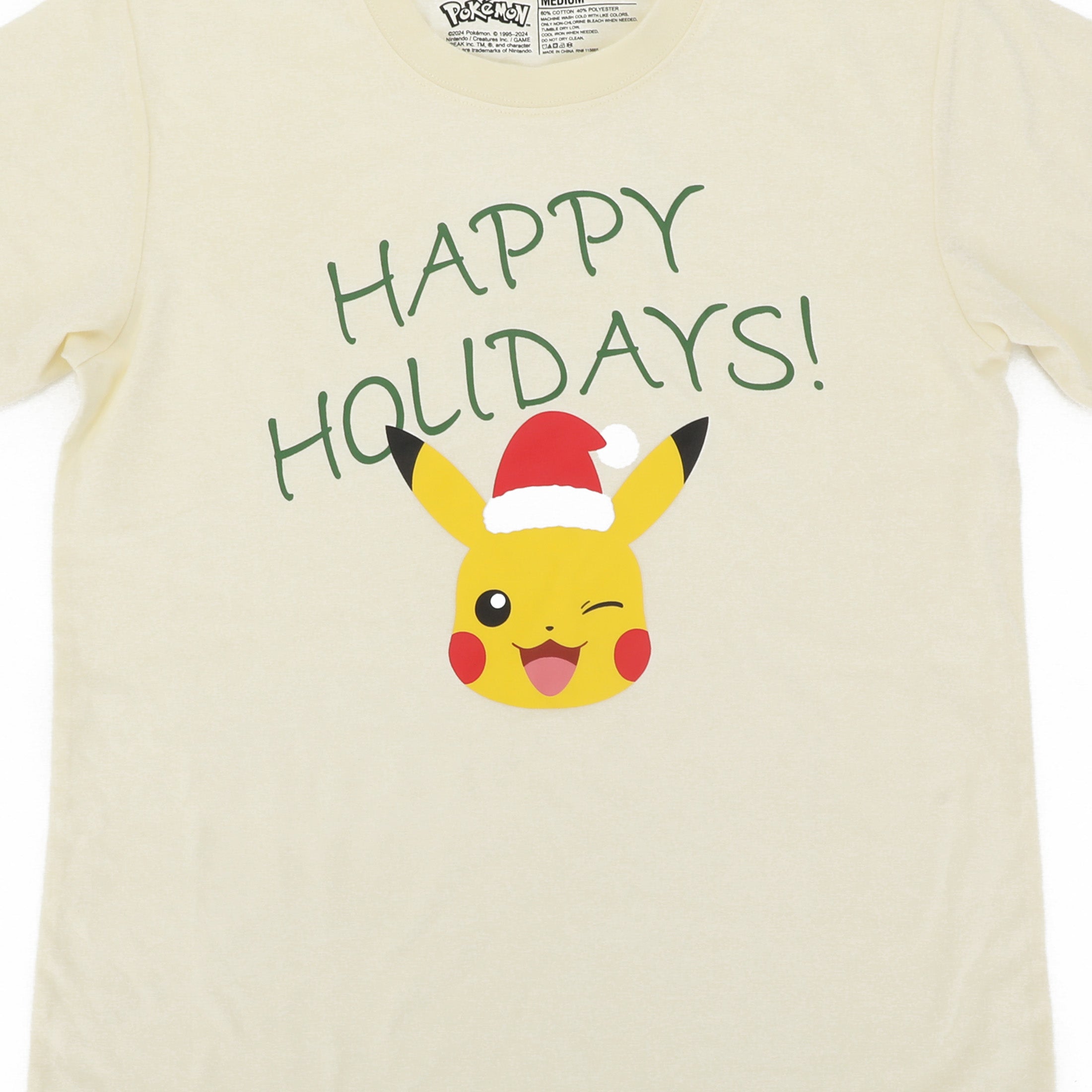 Pokemon Pikachu Happy Holidays Women's 2-Pack Sleep Set
