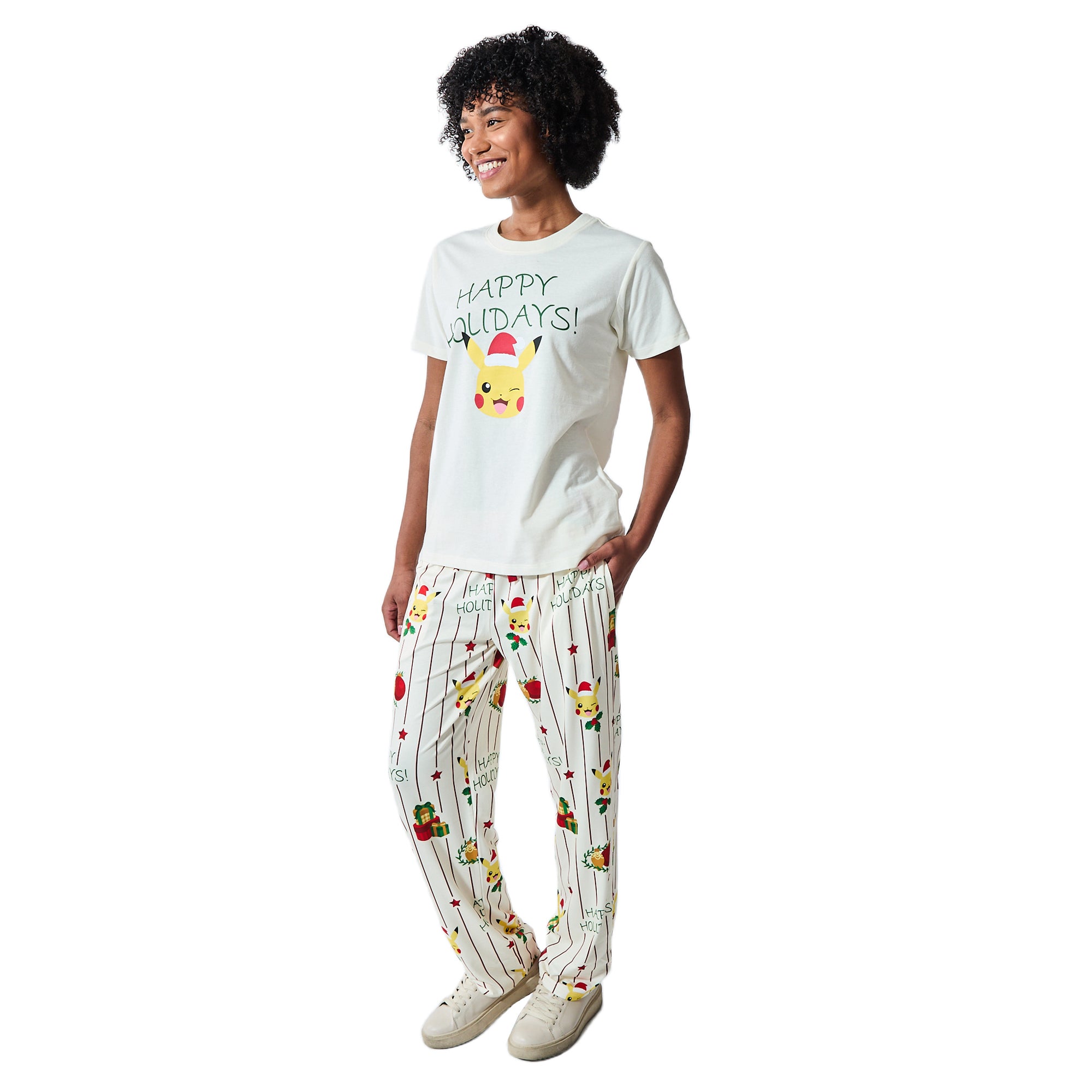 Pokemon Pikachu Happy Holidays Women's 2-Pack Sleep Set