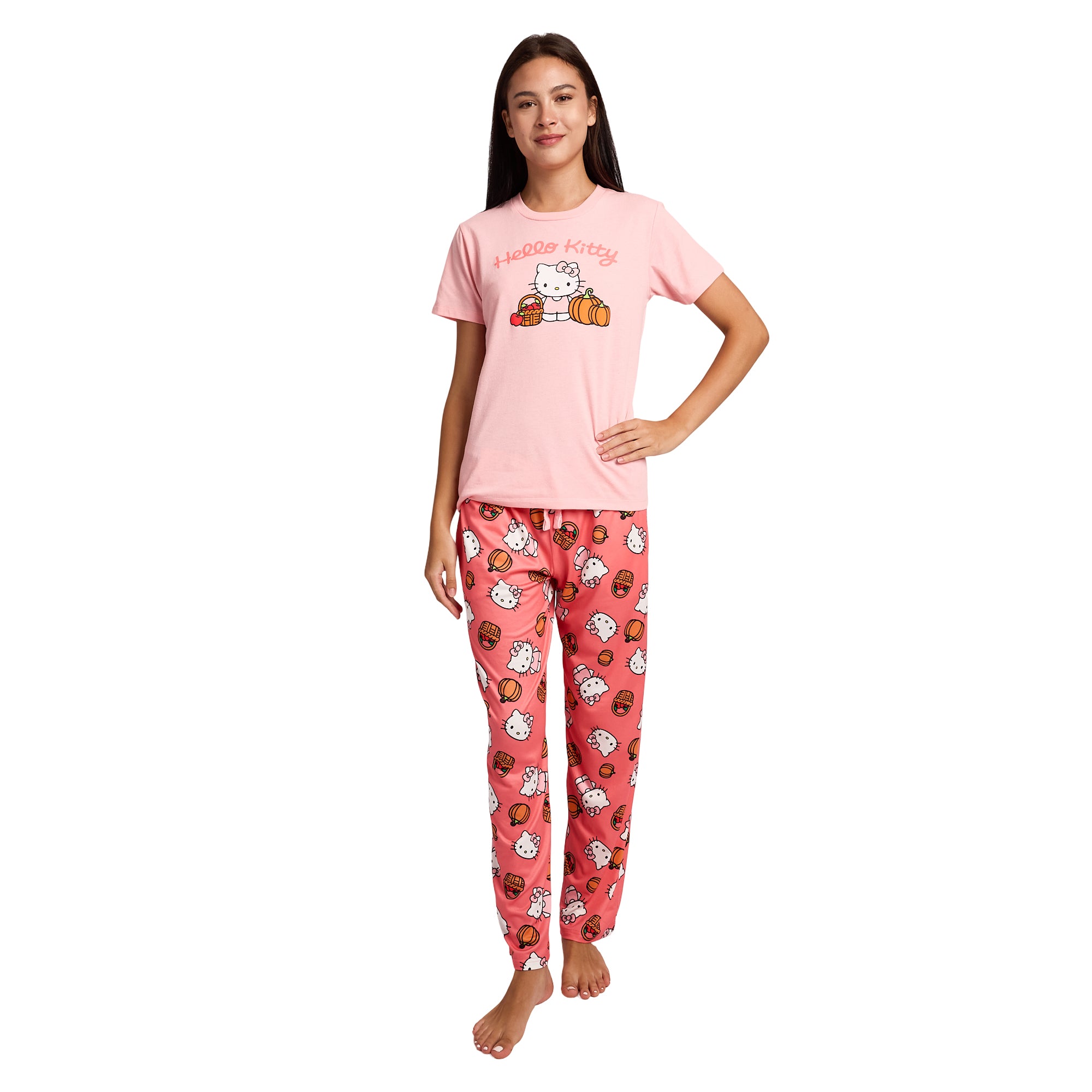 Hello Kitty Apples & Pumpkins Women's Pajama Set