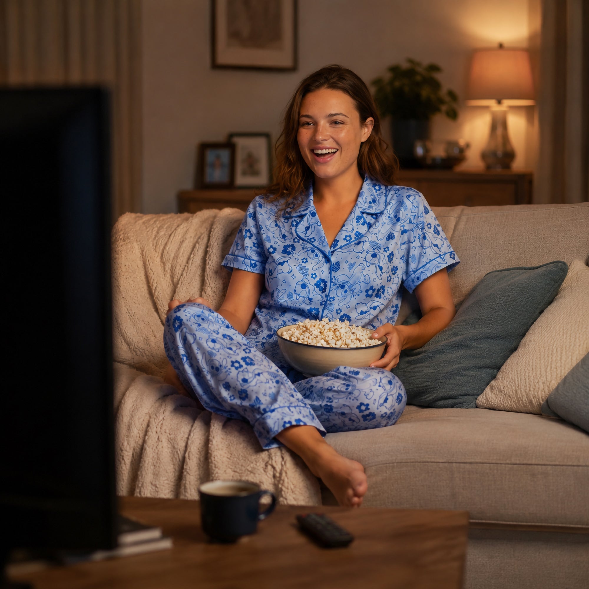Lilo & Stitch Stitch All-Over Print Women’s 2-Pack Pajama Set