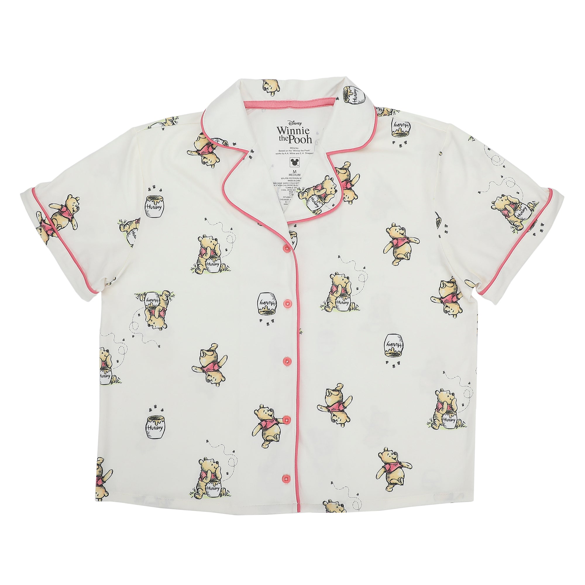 Winnie The Pooh All-Over Character Print Women’s 2-Pack Pajama Set