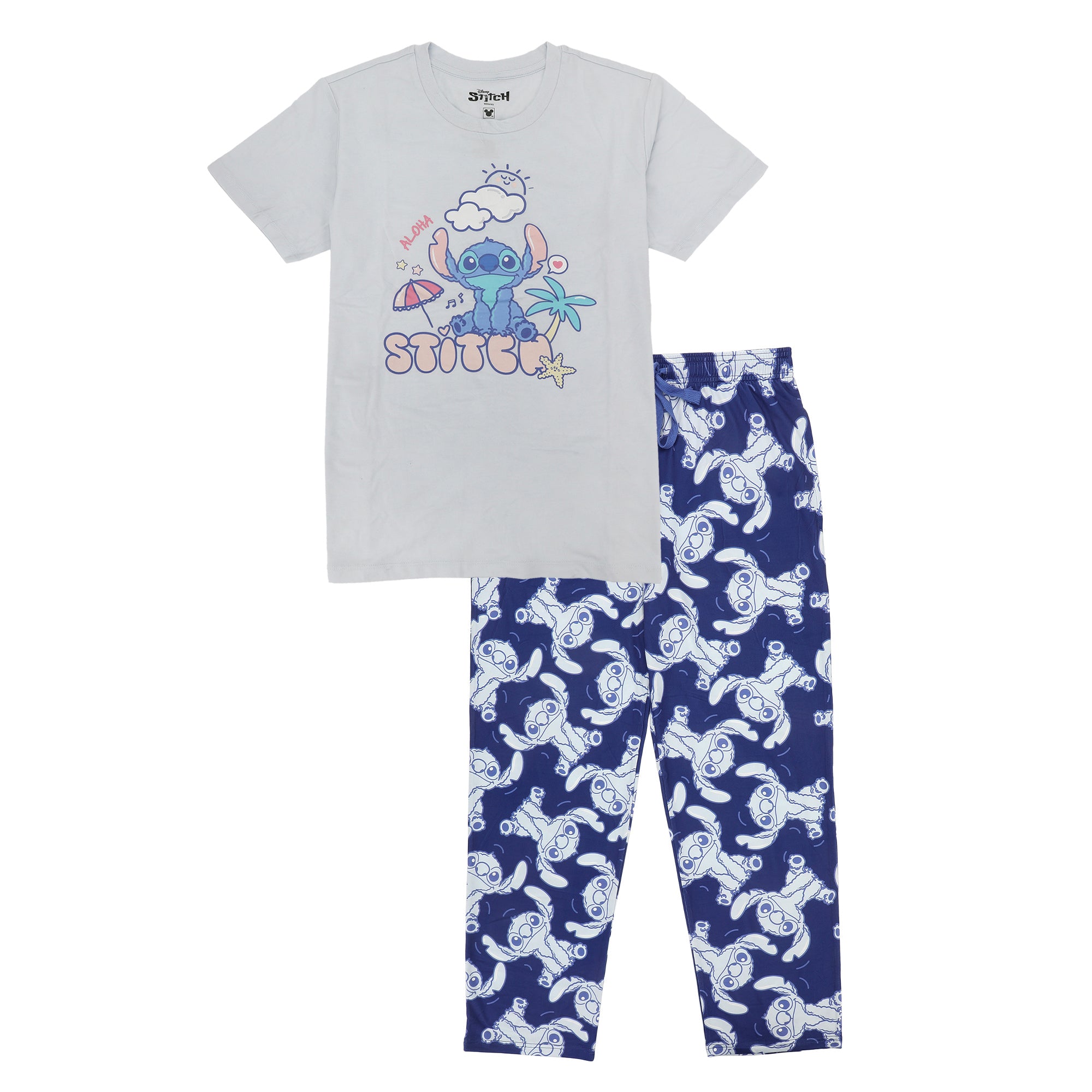 Lilo & Stitch Beachy Character Art Women's 2-Pack Pajama Set