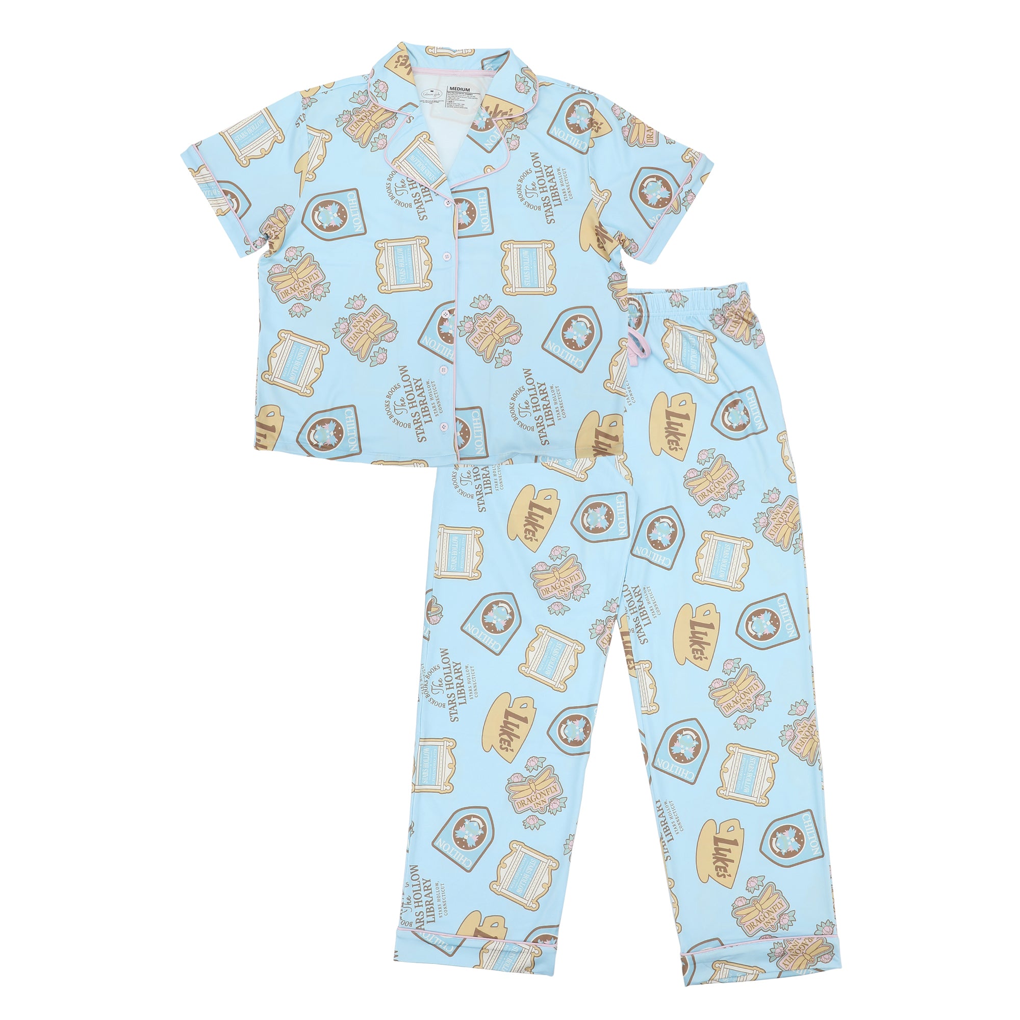 Gilmore Girls Stars Hollow Icons All-Over Print Women’s 2-Pack Pajama Set