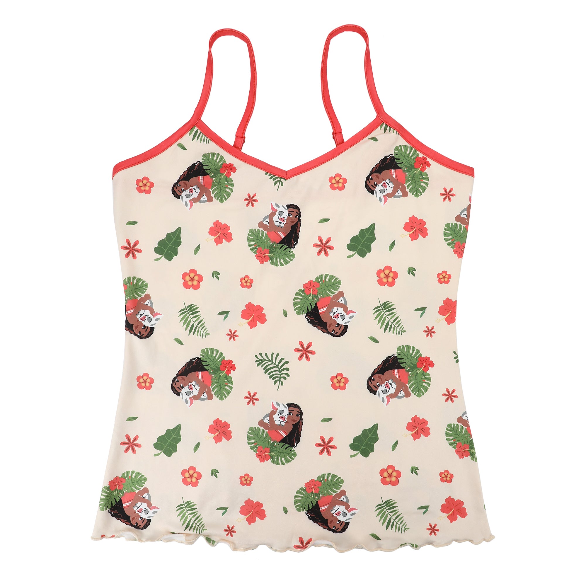 Moana Character All-Over Print Women’s V-Neck Cami & Shorts Sleep Set