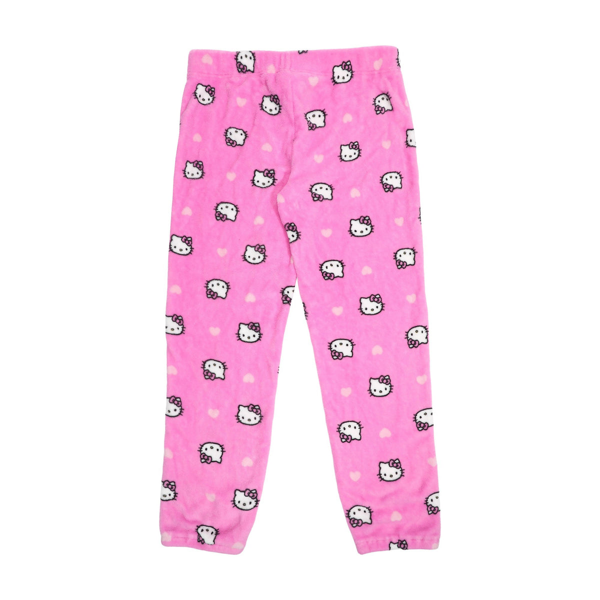 Hello Kitty Long Sleeve Applique Pajama Set for Women