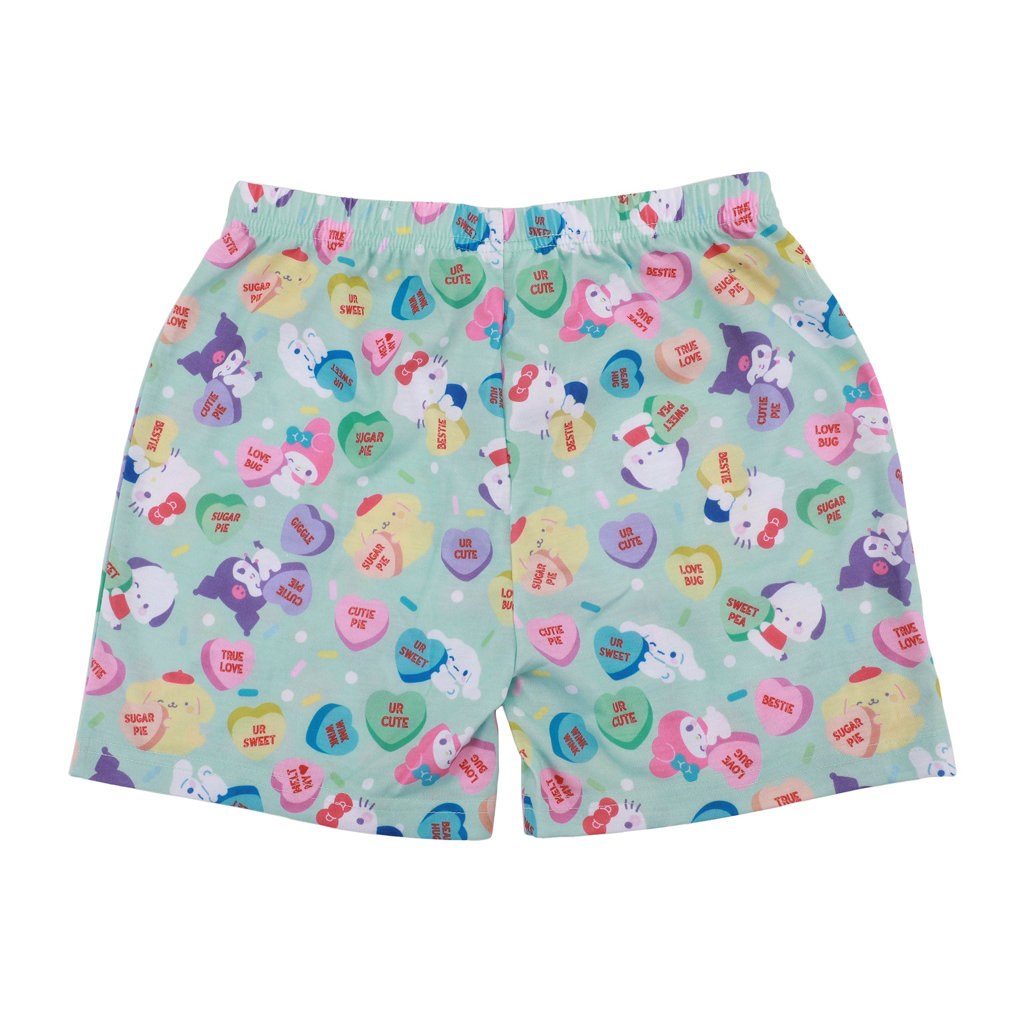 Hello Kitty & Friends x Sweethearts Candy All-Over Print Girl’s 3-Piece Pajama Set