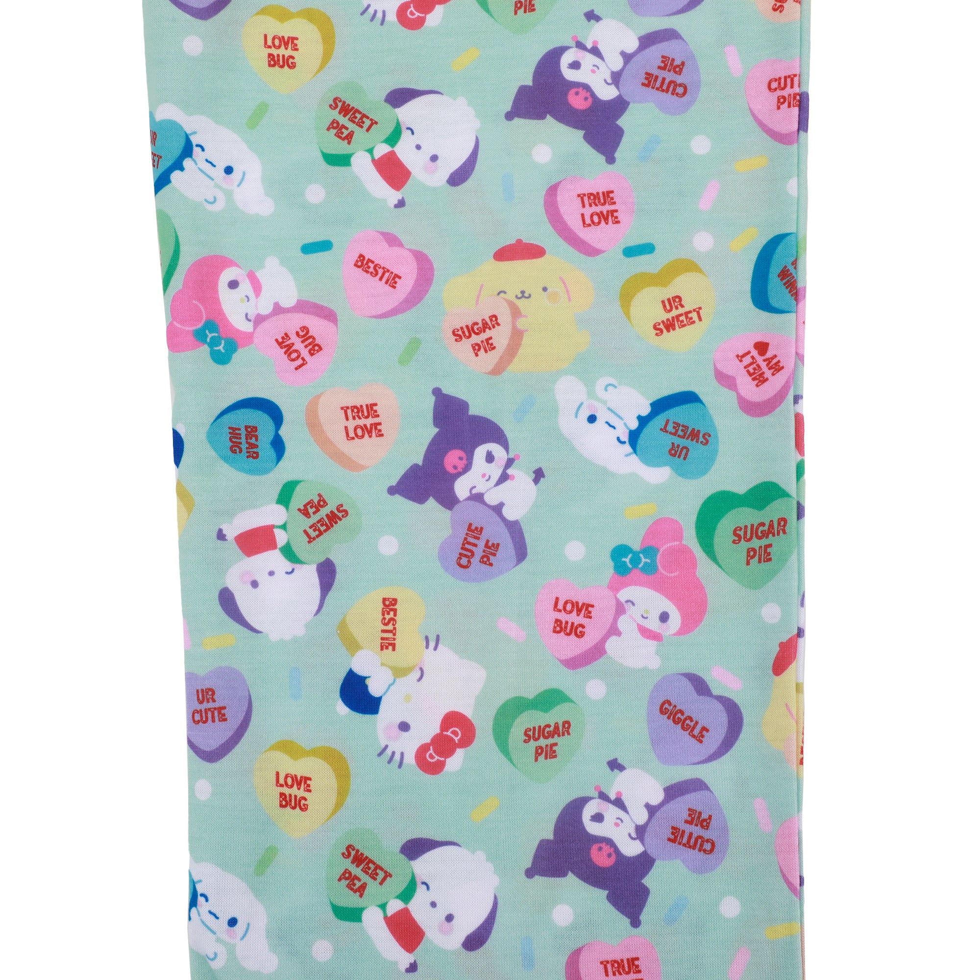 Hello Kitty & Friends x Sweethearts Candy All-Over Print Girl’s 3-Piece Pajama Set