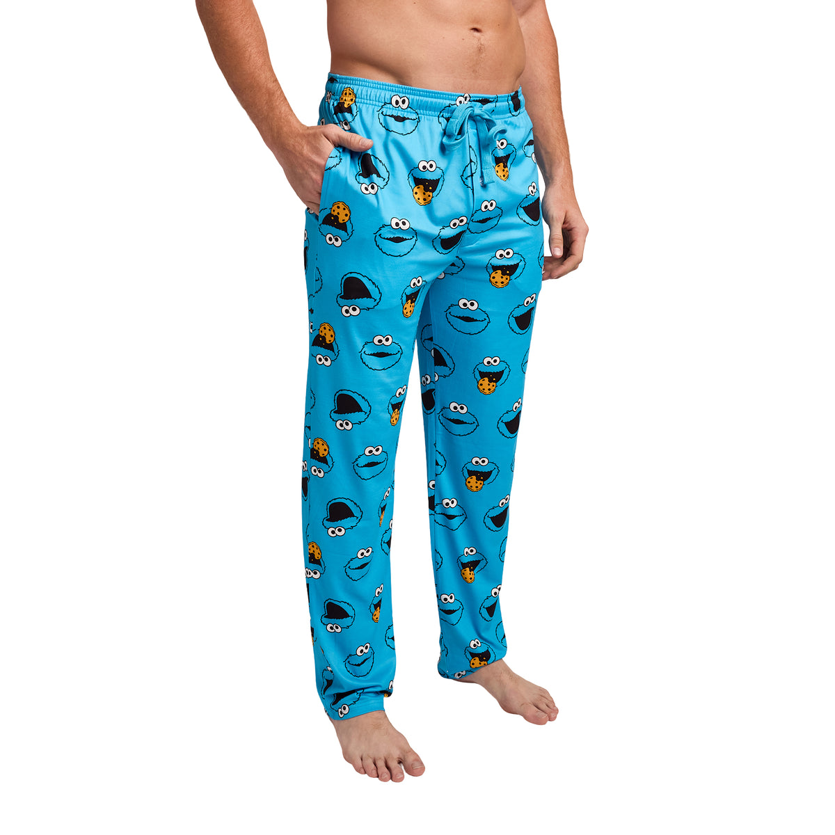 Sesame Street Cookie Monster Men's 2-Pack Pajama Set