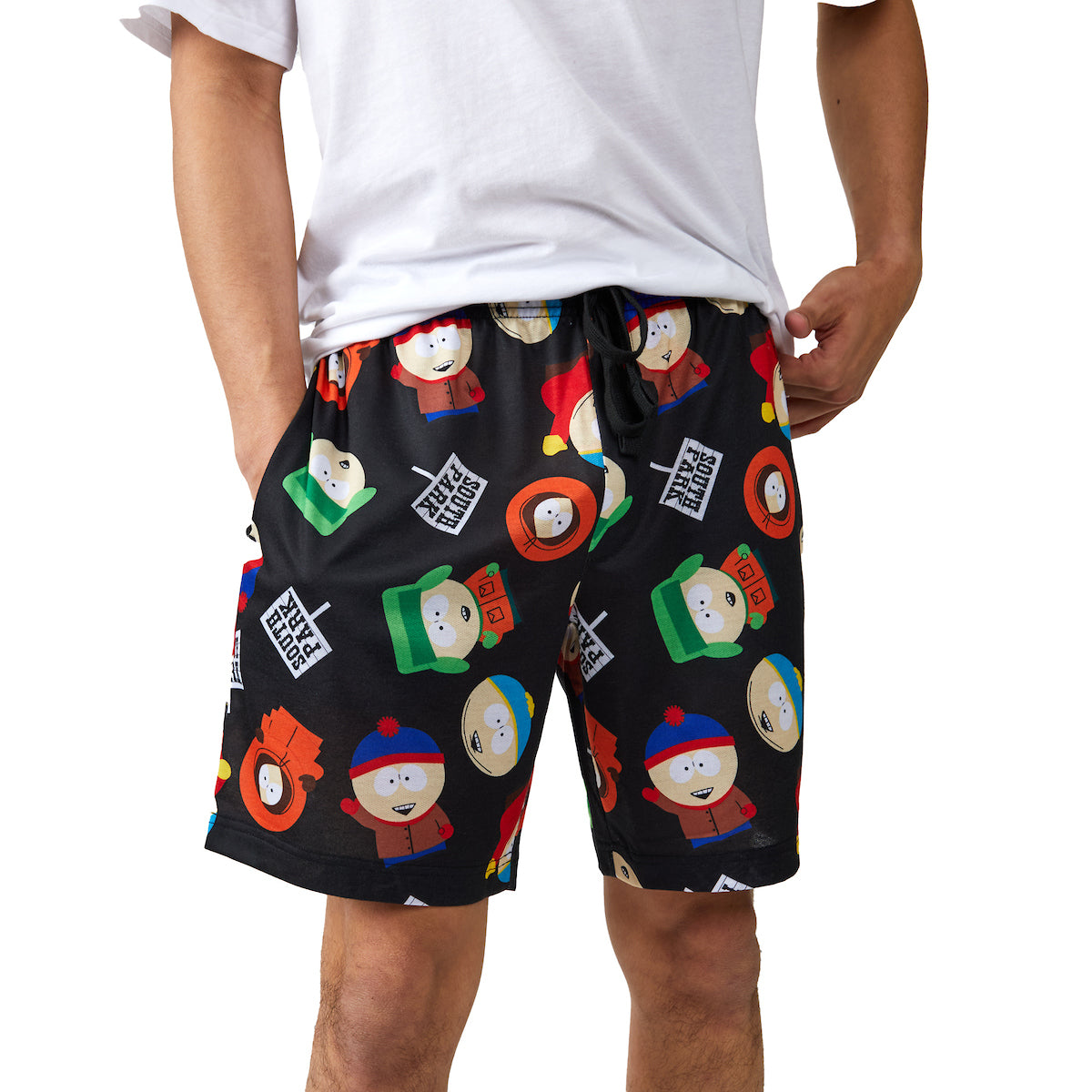 South Park Main Character Grid Men's 2-Pack T-shirt & Lounge Short Sleep Set