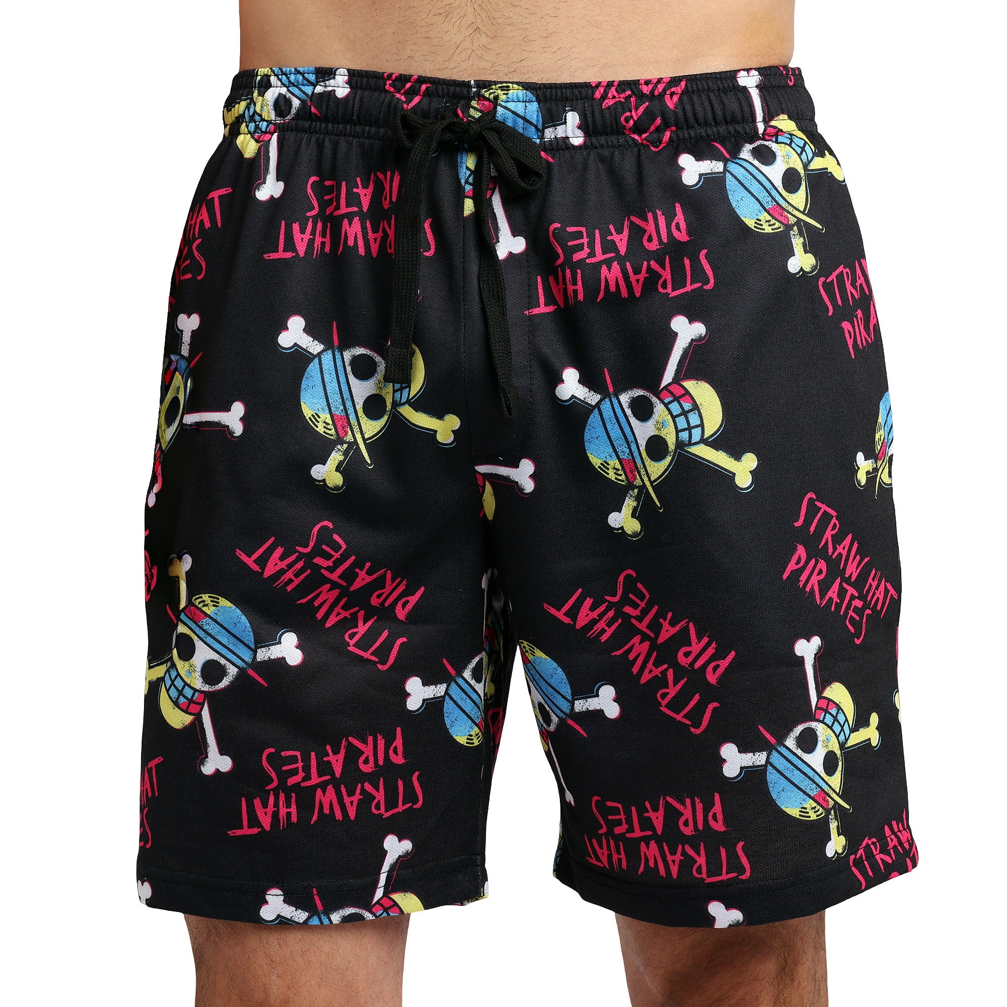 One Piece Live Action Straw Hat Skull & Crossbones Logo Men's 2-Pack Pajama Set