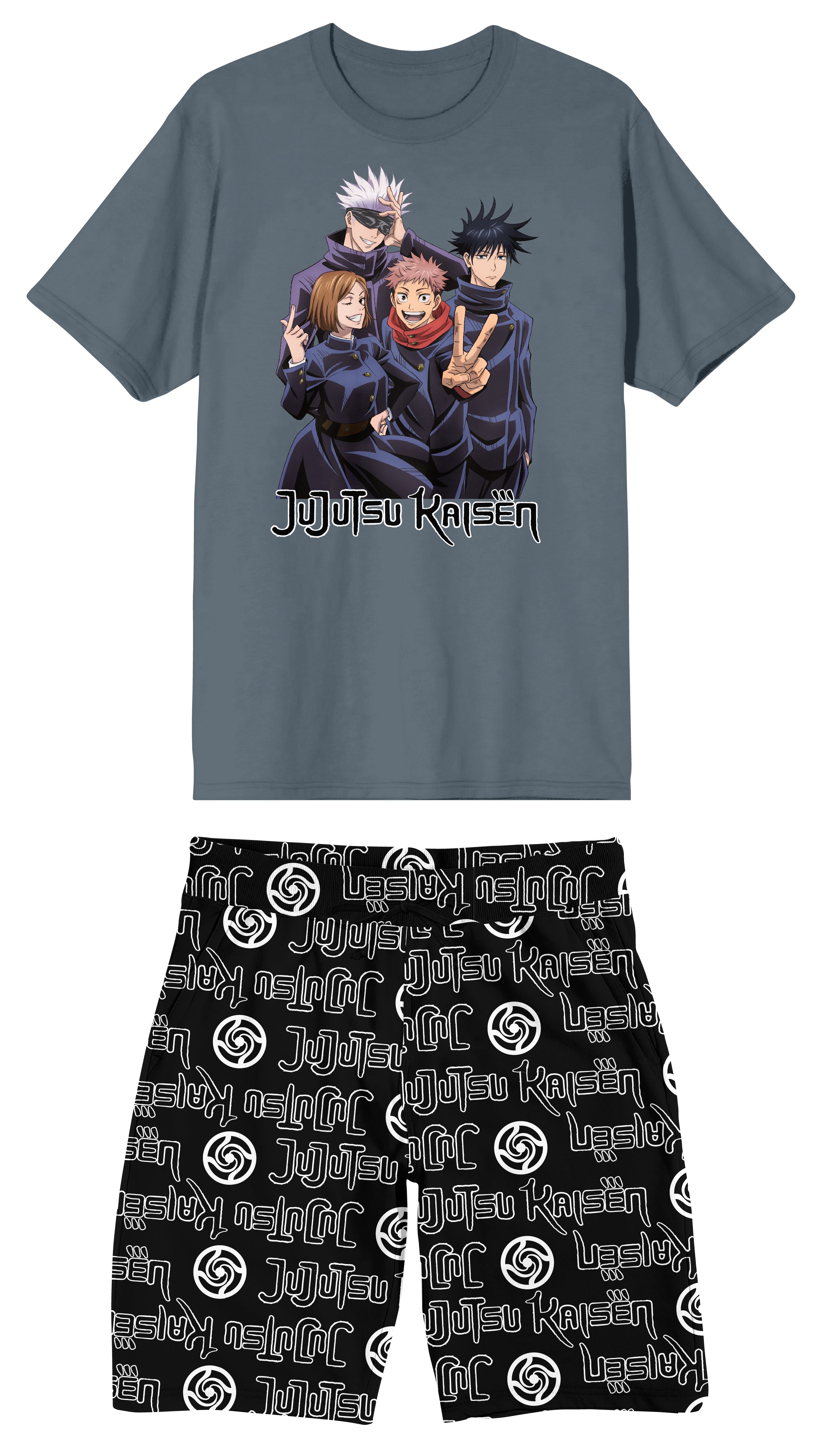 Jujutsu Kaisen Group Shot Men's 2-Pack Pajama Set