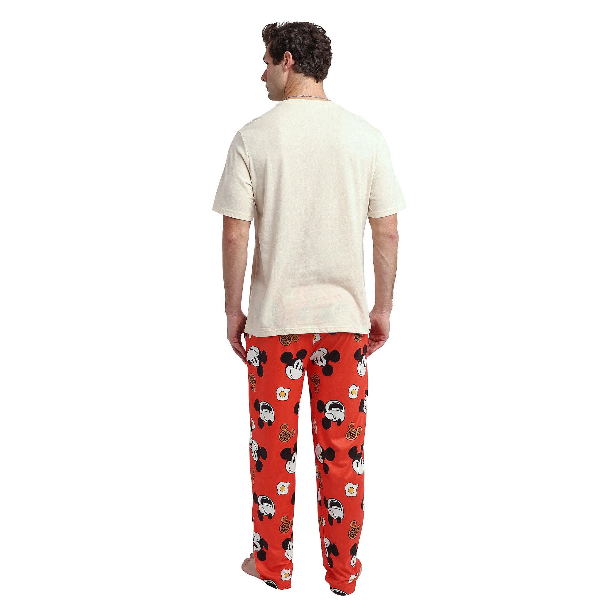 Disney Mickey Mouse Character Print Men's 2-Pack Pajama Set
