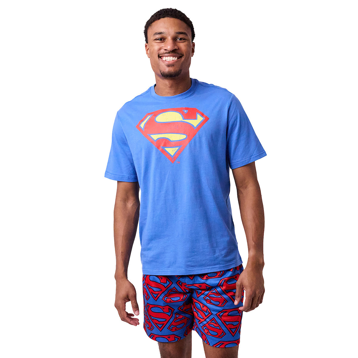 Superman Logo Men's 2-Pack Pajama Set