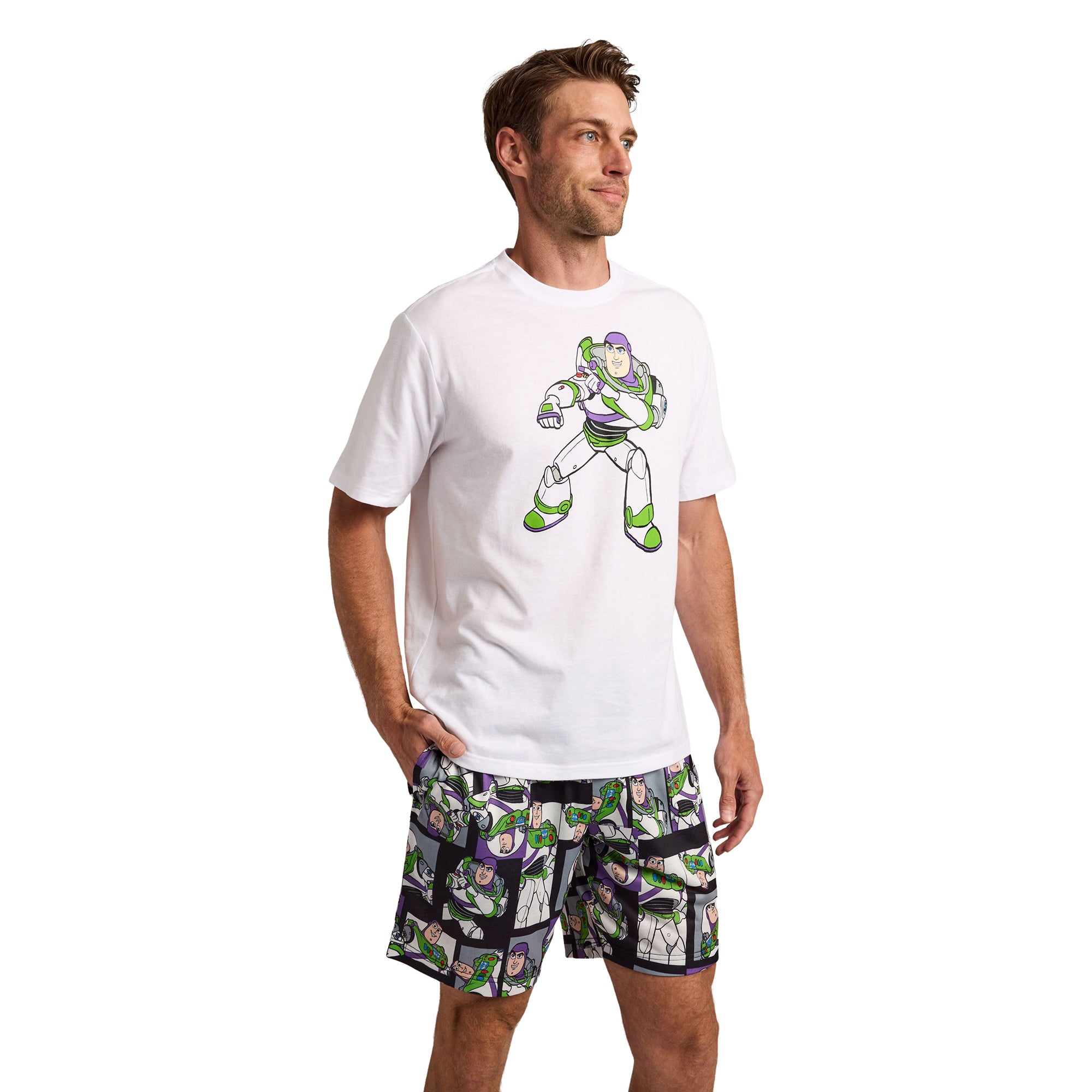 Toy Story Buzz Lightyear Men’s 2-Pack Pajama Set