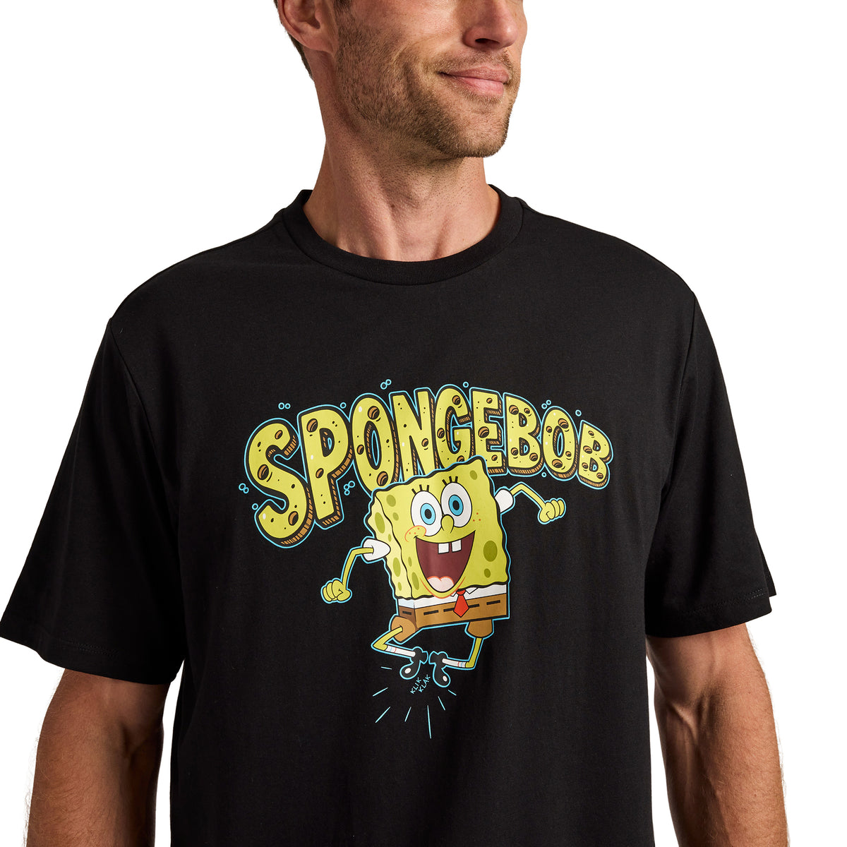 Spongebob Squarepants Character Logo Men's 2-Pack Pajama Set