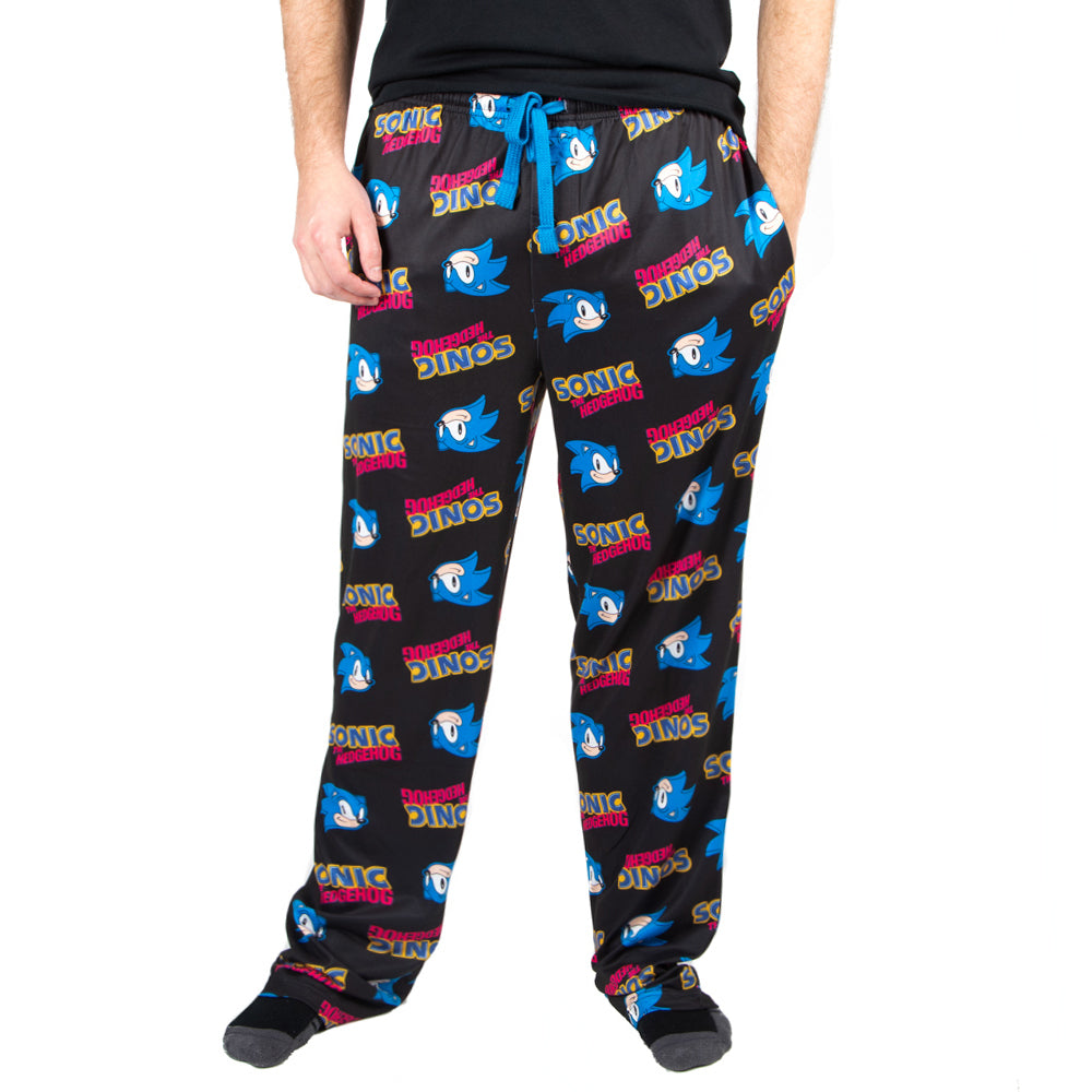 Sonic the Hedgehog Video Game Character Mens All over Print Sleep Pajama Pants
