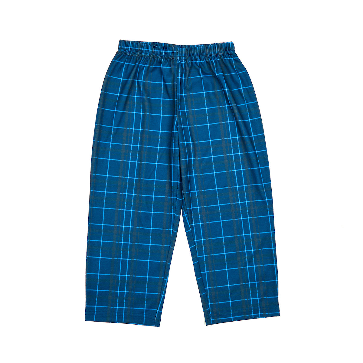 Blue Plaid & Dark Blue Plaid 2-Pack Toddler Boy's to Youth Boy's Sleep Pajama Pants