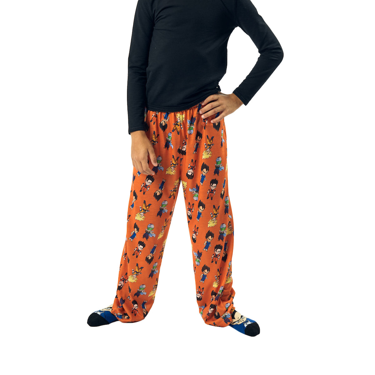 Dragon Ball Z Characters & Kanji Boy's 2-Pack Sleep Pajama Pants