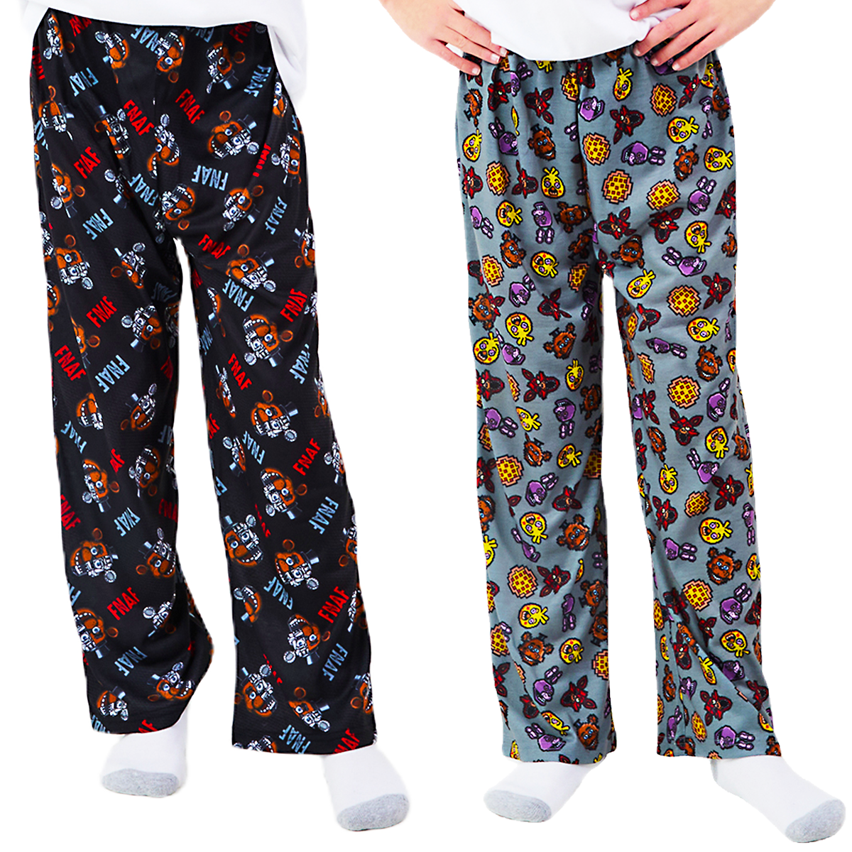 Five Nights At Freddy's Character Heads Boy's 2-Pack Sleep Pajama Pants