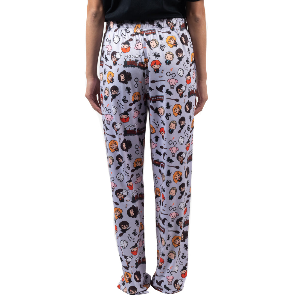 Harry Potter Chibi AOP Women's Sleep Pajama Pants