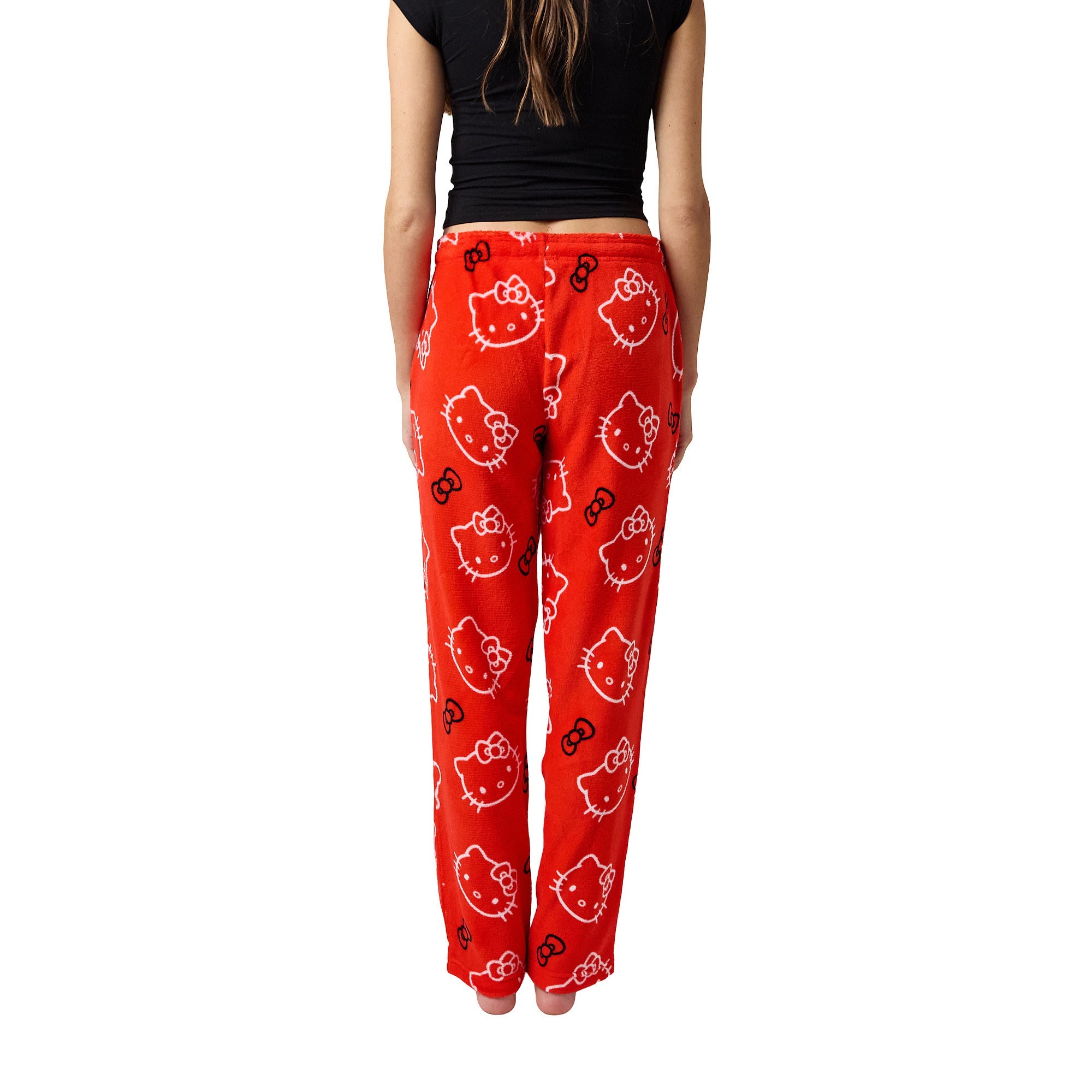 Hello Kitty Red Plush Women's Pajama Pant