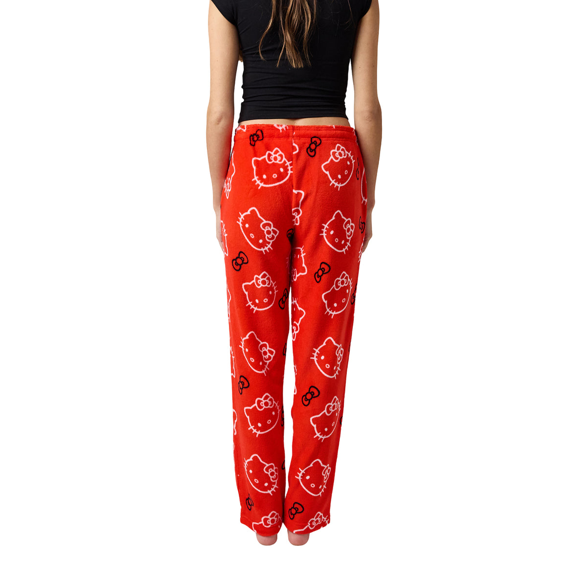 Hello Kitty Red Plush Women's Pajama Pant