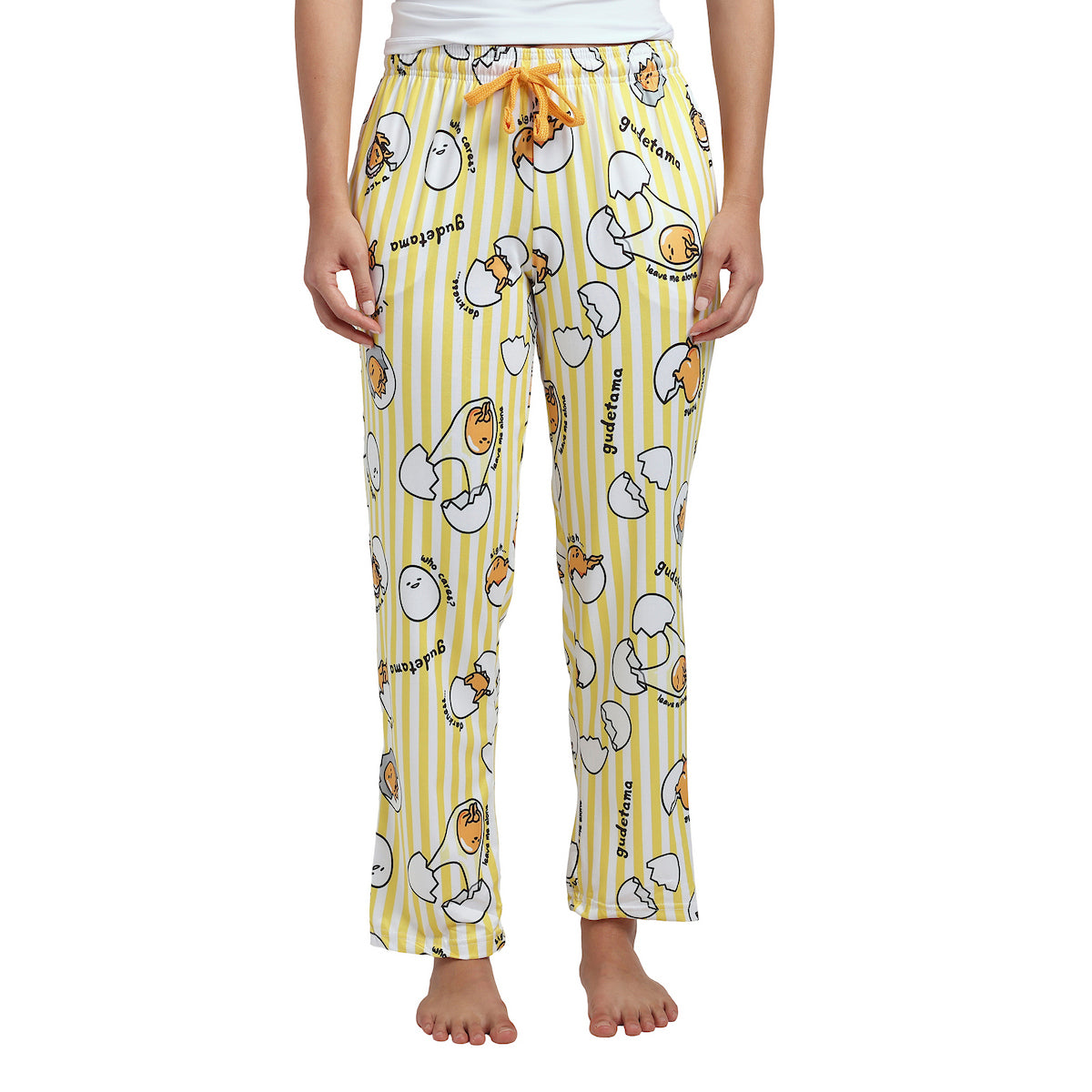 Gudetama All-Over Character Print Women's Yellow Sleep Pajama Pants