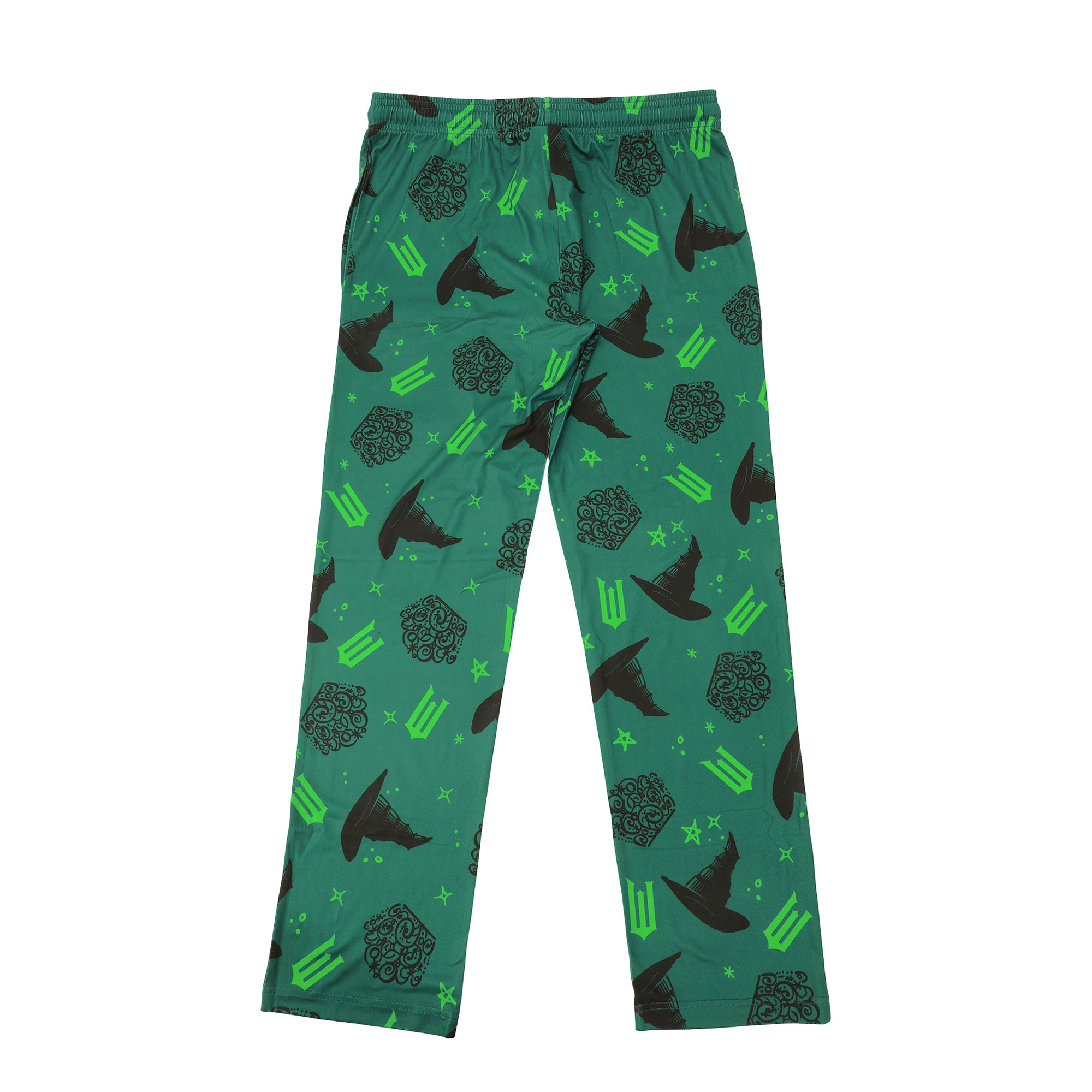 Wicked Part 1 Hats & Tiaras All-Over Print Women's Green Sleep Pajama Pants