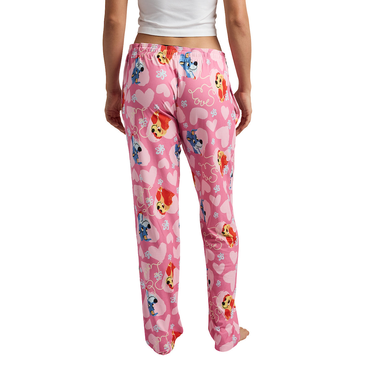 Disney's The Lady and the Tramp All-Over Print Women's Sleep Pajama Pants