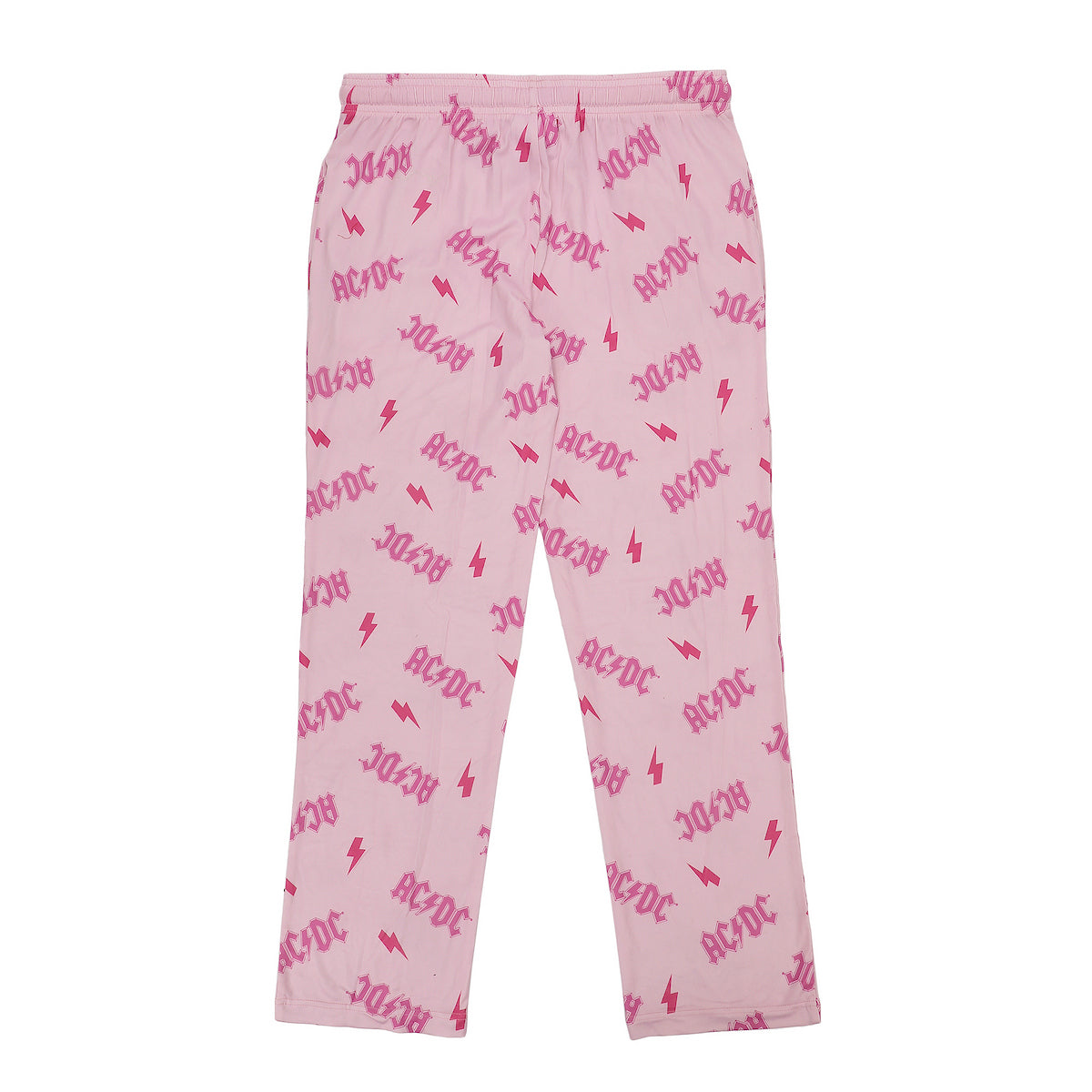 AC/DC Pink All-Over Print Women's Sleep Pajama Pants