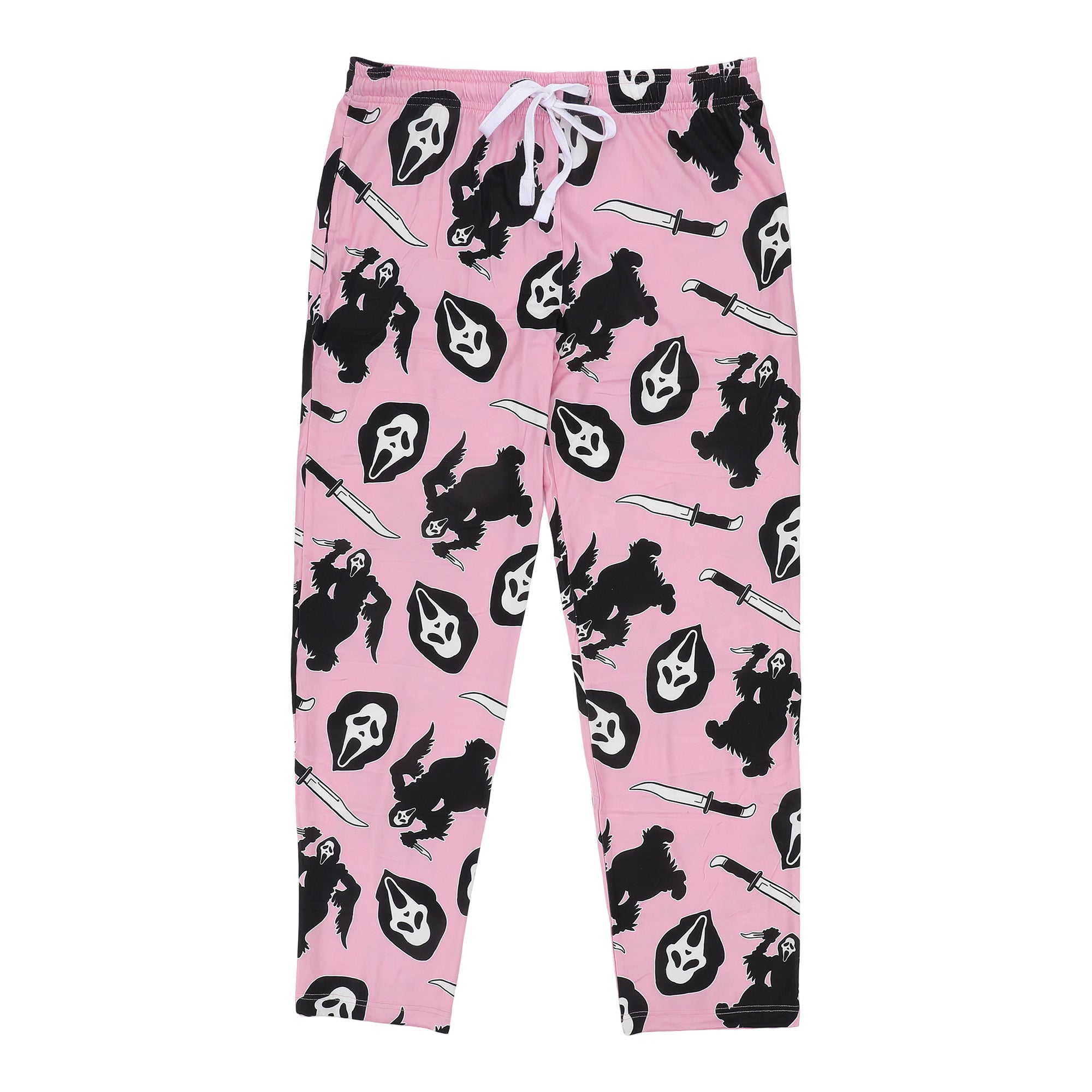 Ghostface All-Over Print Women's Pink Sleep Pajama Pants