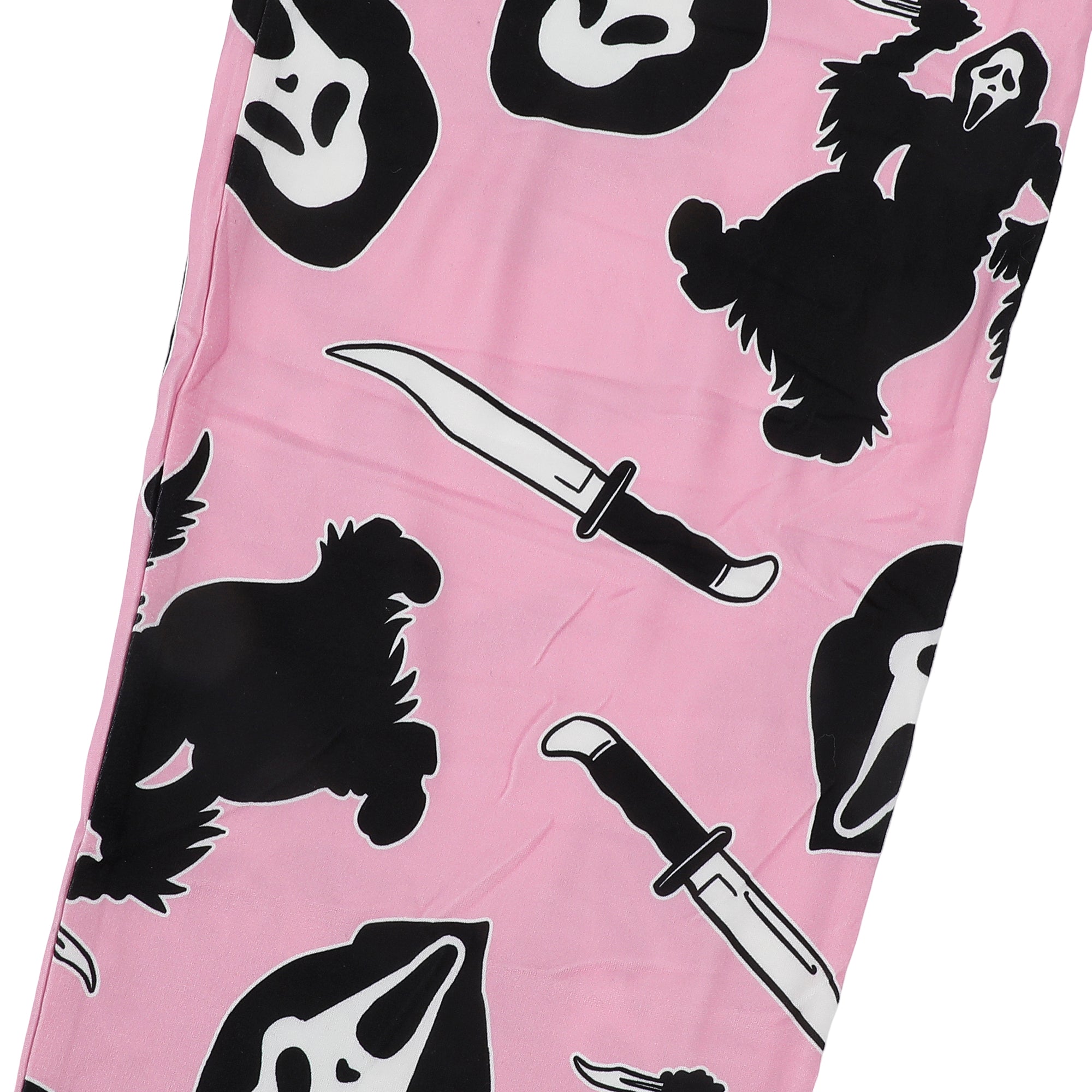 Ghostface All-Over Print Women's Pink Sleep Pajama Pants
