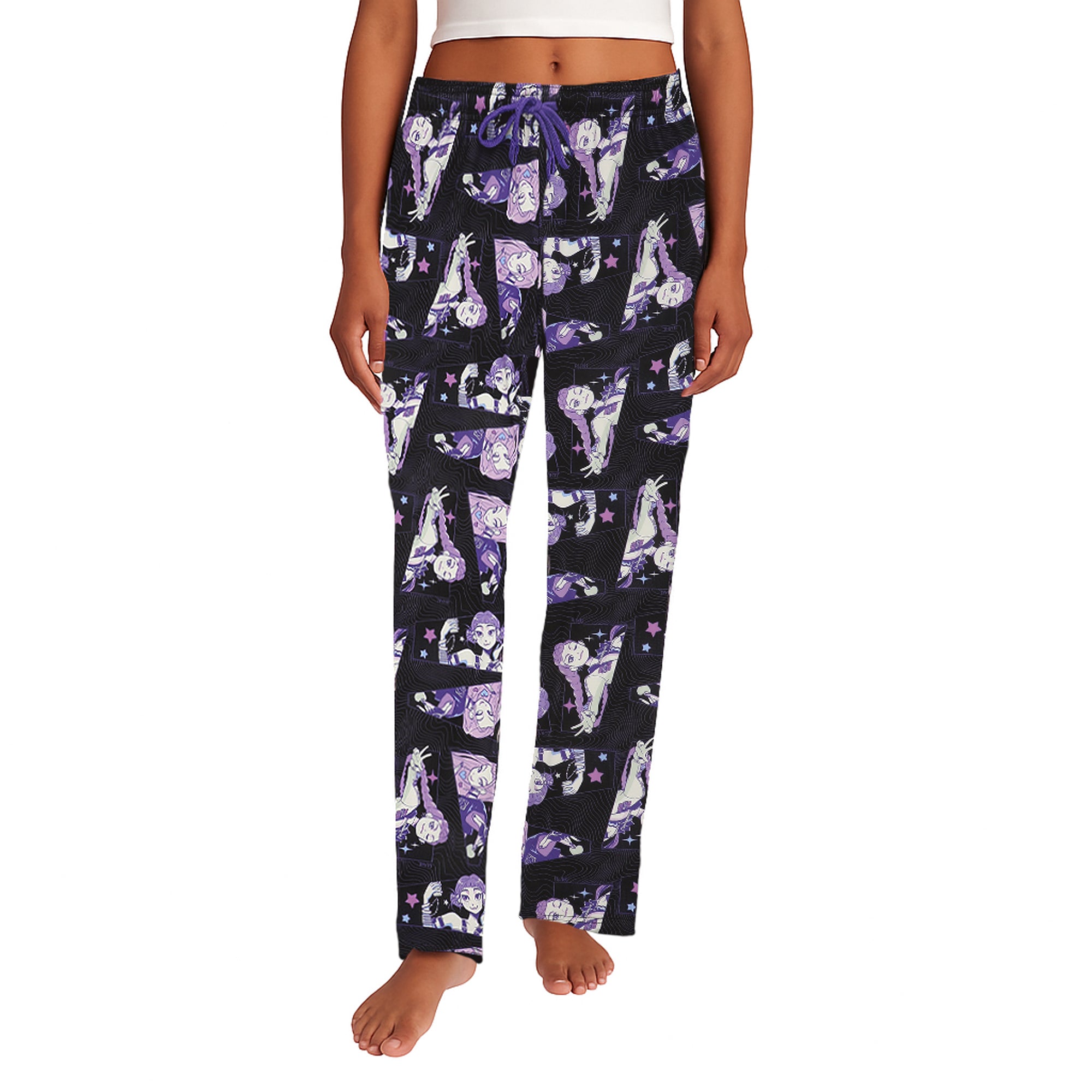 KPop Demon Hunters Huntr/x Rumi Mira Zoe Women’s Sleep Pajama Pants