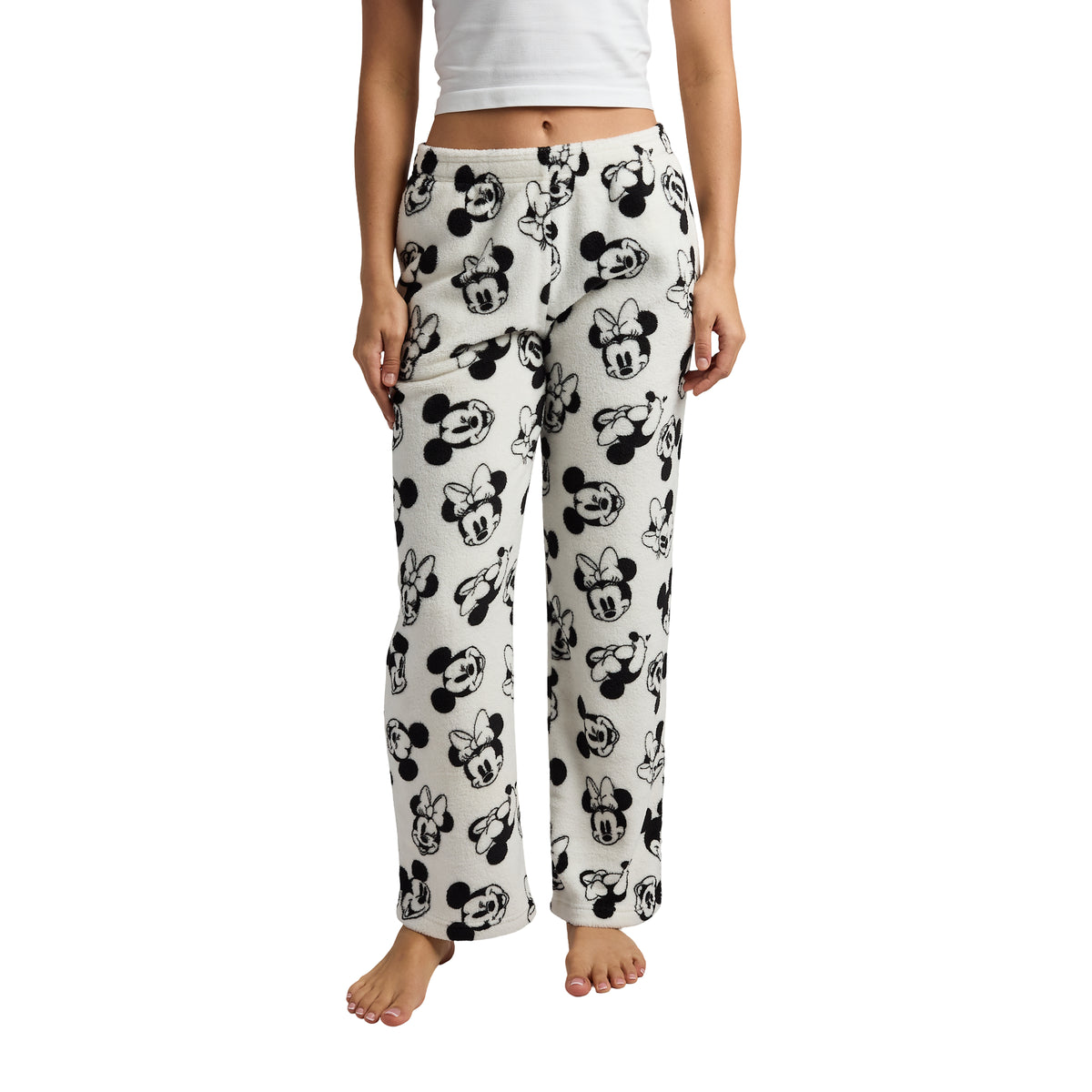 Disney's Mickey and Minnie Classic All-Over Print Women's Sleep Pajama Pants
