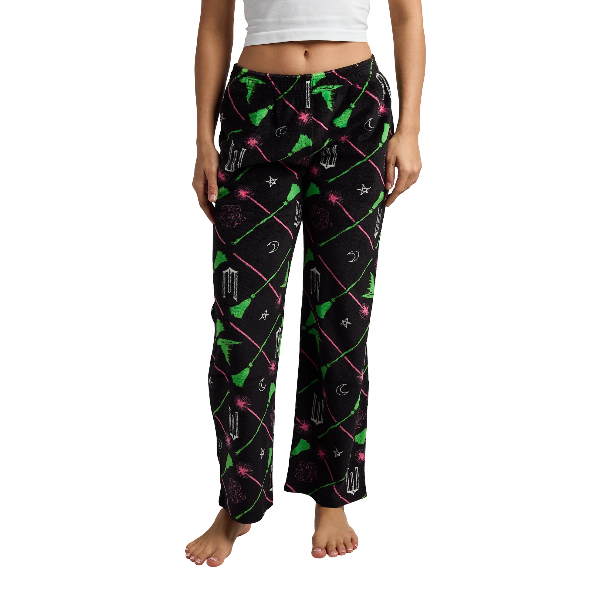 Wicked: Part I Elphaba and Glinda All-Over Print Women's Sleep Pajama Pants