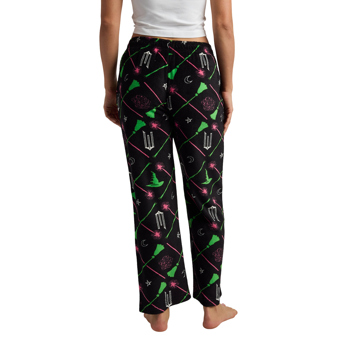 Wicked: Part I Elphaba and Glinda All-Over Print Women's Sleep Pajama Pants