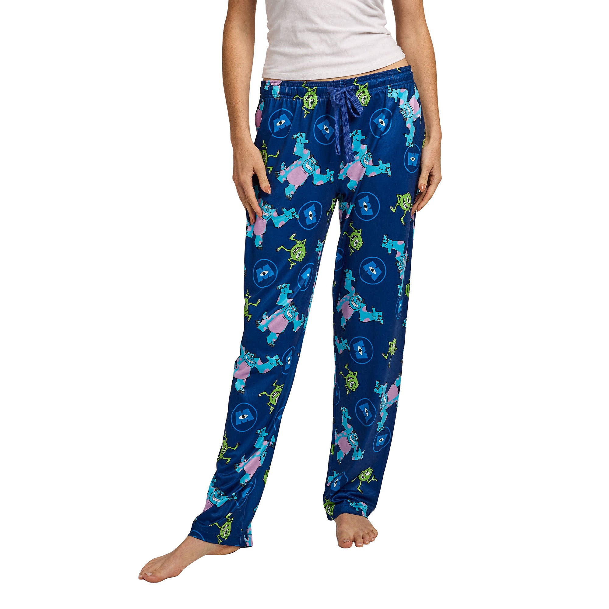 Monsters Inc. Sully and Mike Wazowski All-Over Print Women’s Sleep Pajama Pants