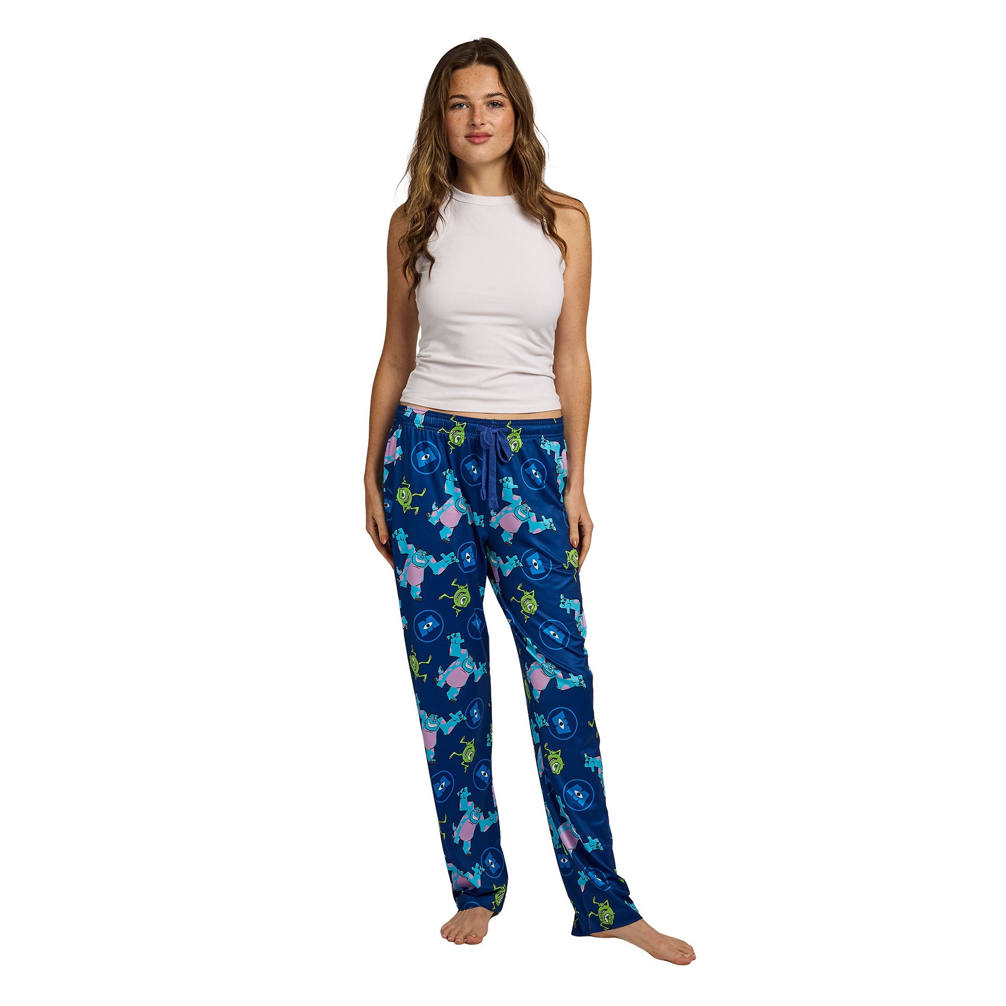 Monsters Inc. Sully and Mike Wazowski All-Over Print Women’s Sleep Pajama Pants