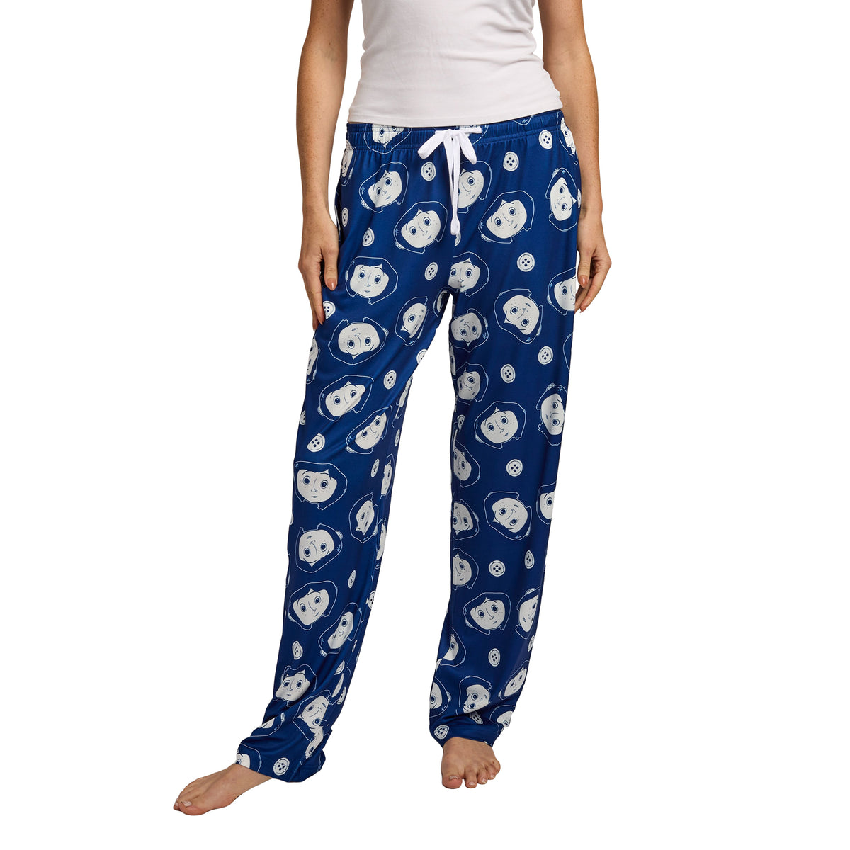 Coraline Character All-Over Print Women's Sleep Pajama Pants