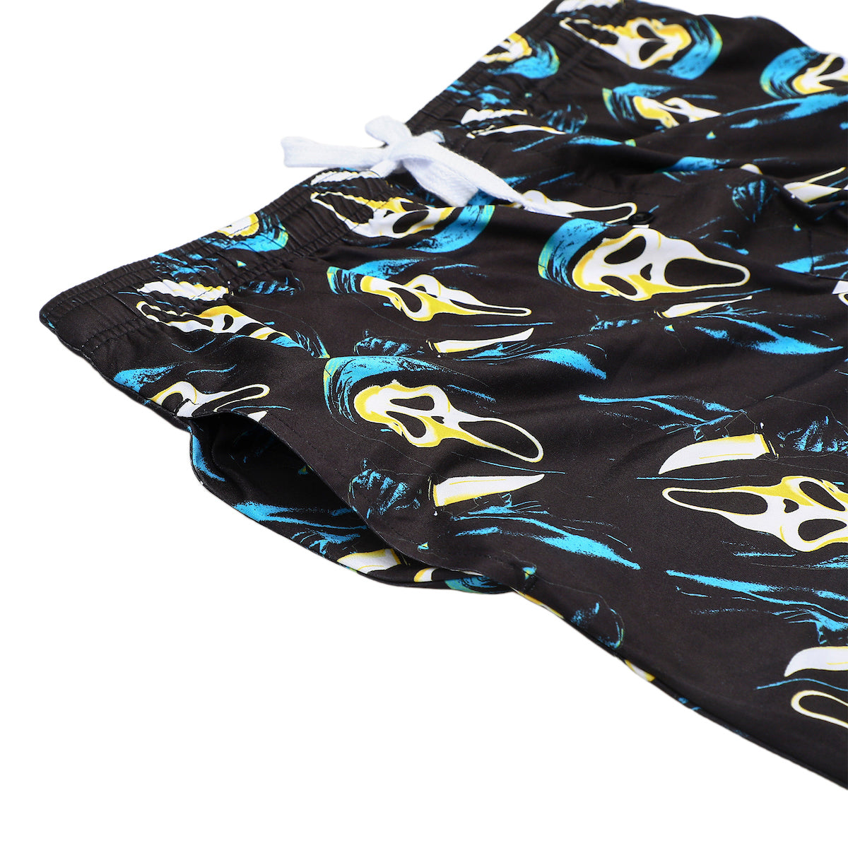 Ghostface Repeat Print Men's Black Sleep Pajama Pants