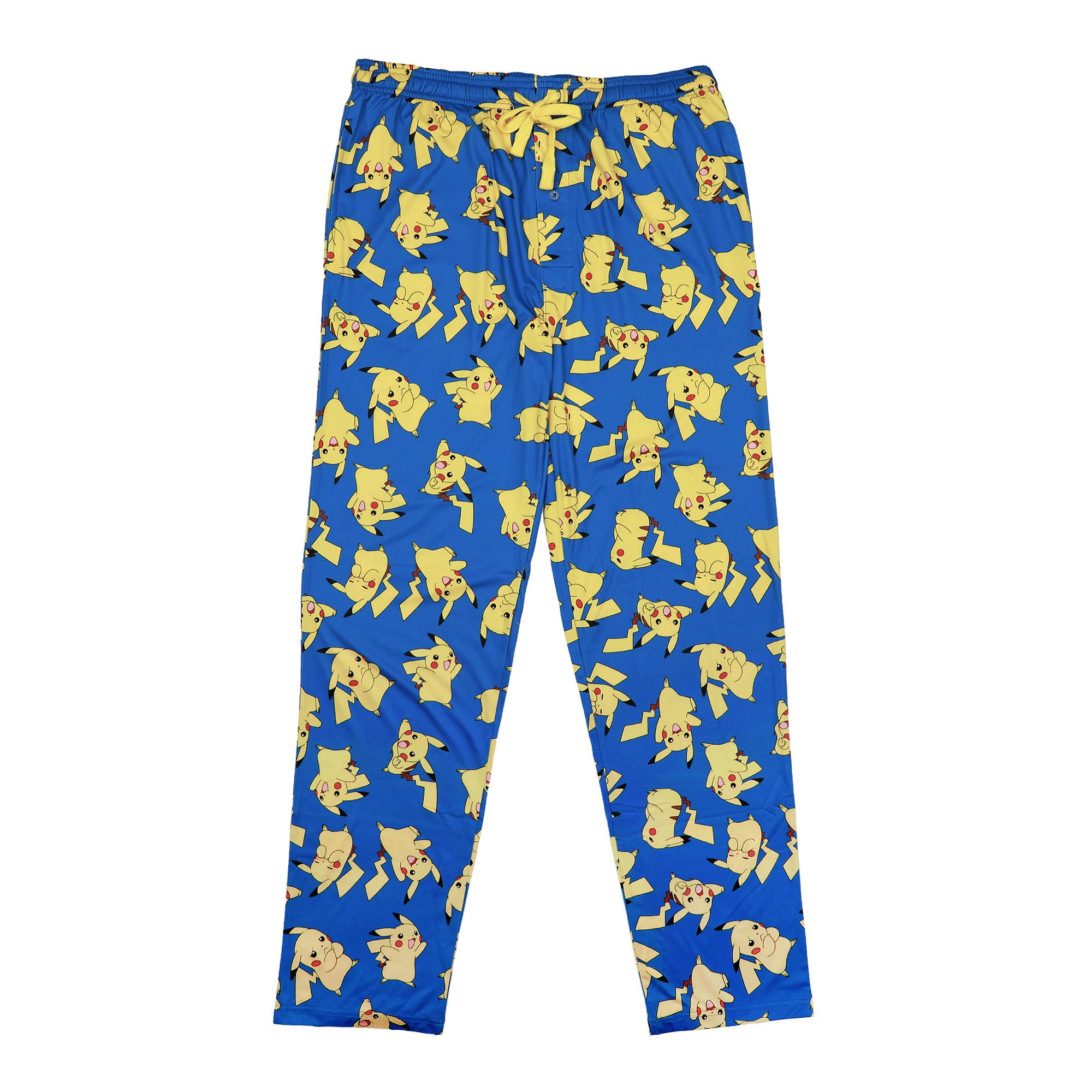 Pokemon Happy Pikachu Men's Blue Sleep Pajama Pants