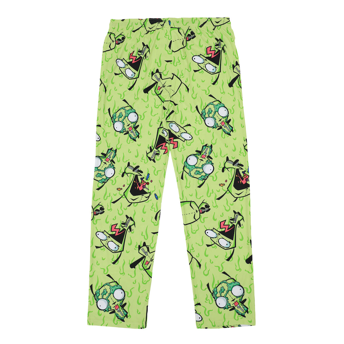 Men's Adult Invader Zim Green Sleep Pants - Irken Invasion Sleepwear