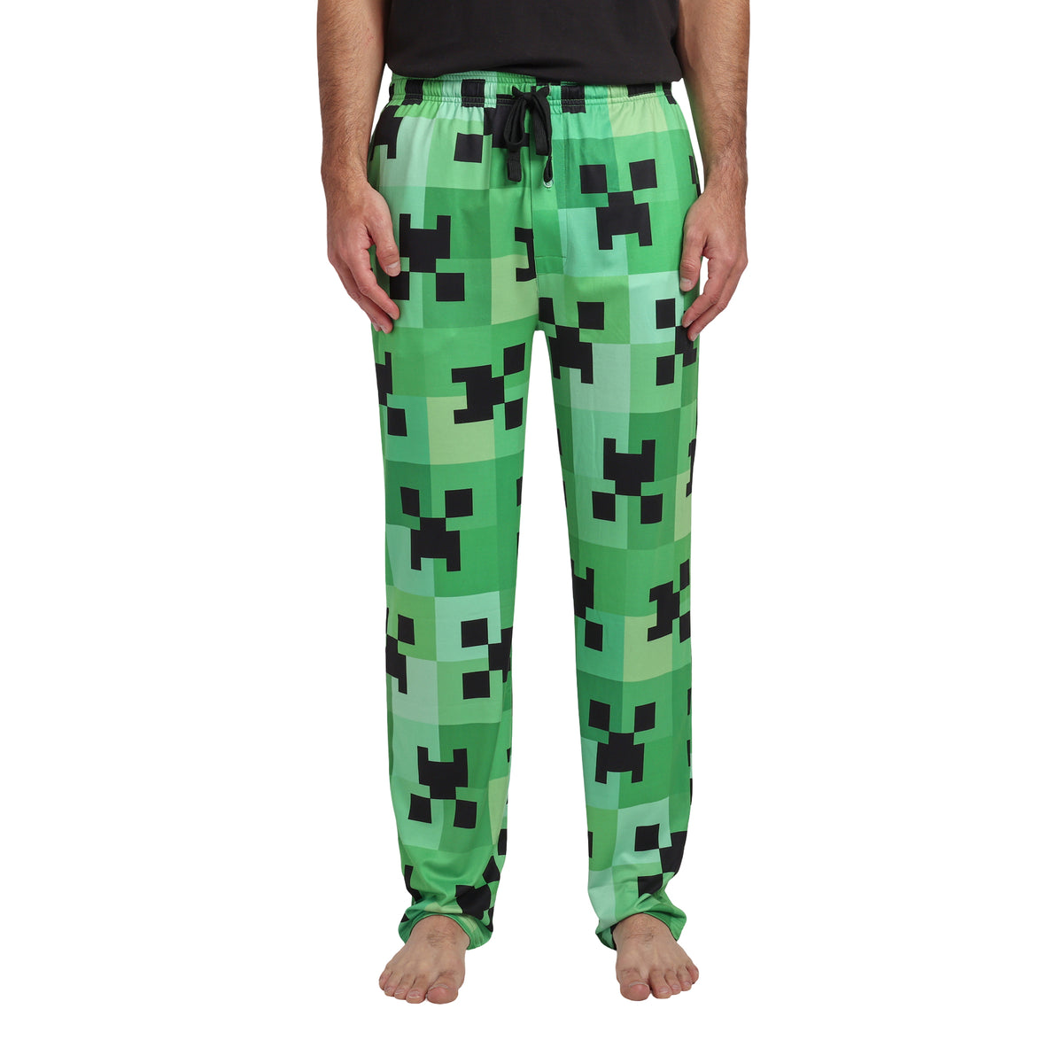 Minecraft Creeper All-Over Print Men's Sleep Pajama Pants