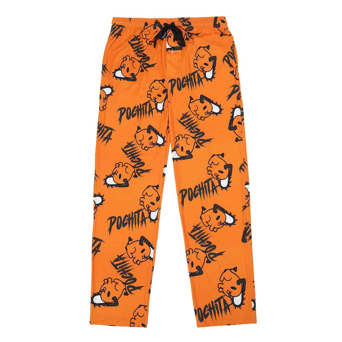 Men's Adult Chainsaw Man Pochita Orange Sleep Pants