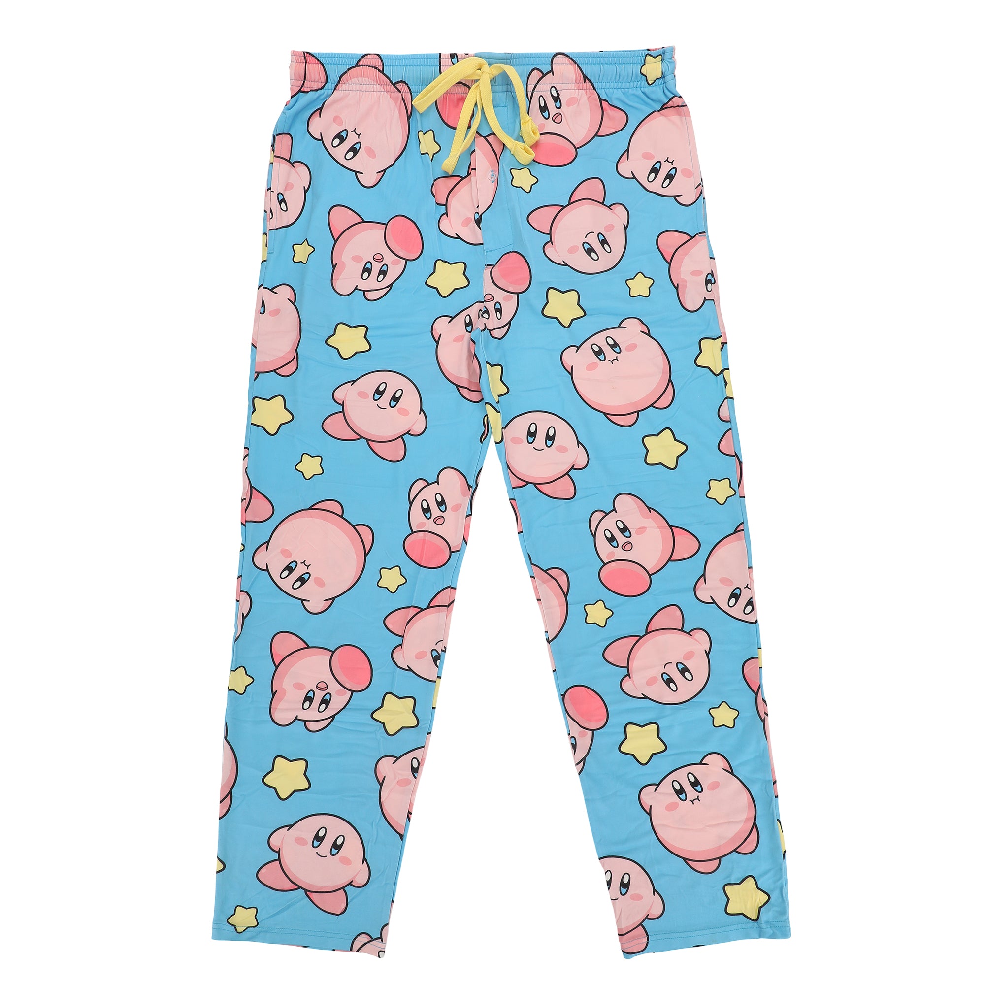 Kirby And Warp Star All-Over Print Men's Sleep Pajama Pants