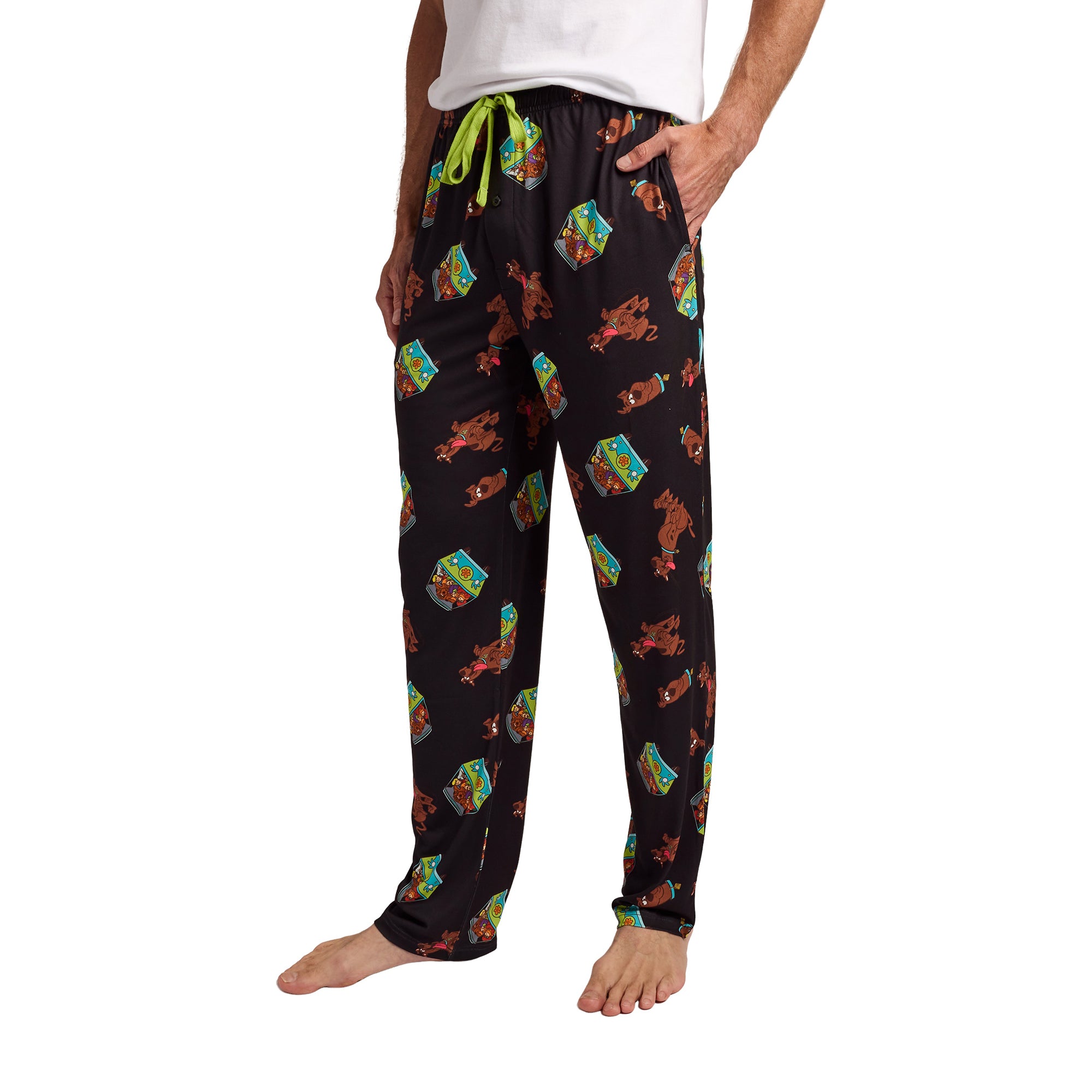 Scooby Doo and The Mystery Machine All-Over Print Men’s Sleep Pajama Pants