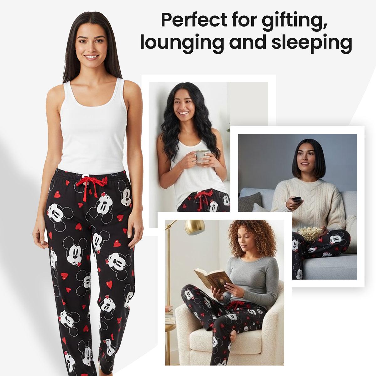 Mickey Mouse Classic All-Over Print Adult Unisex Sleep Pajama Pants