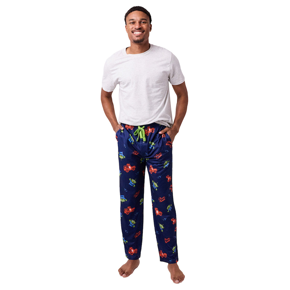 Toy Story Little Green Men Men's Navy Sleep Pajama Pants