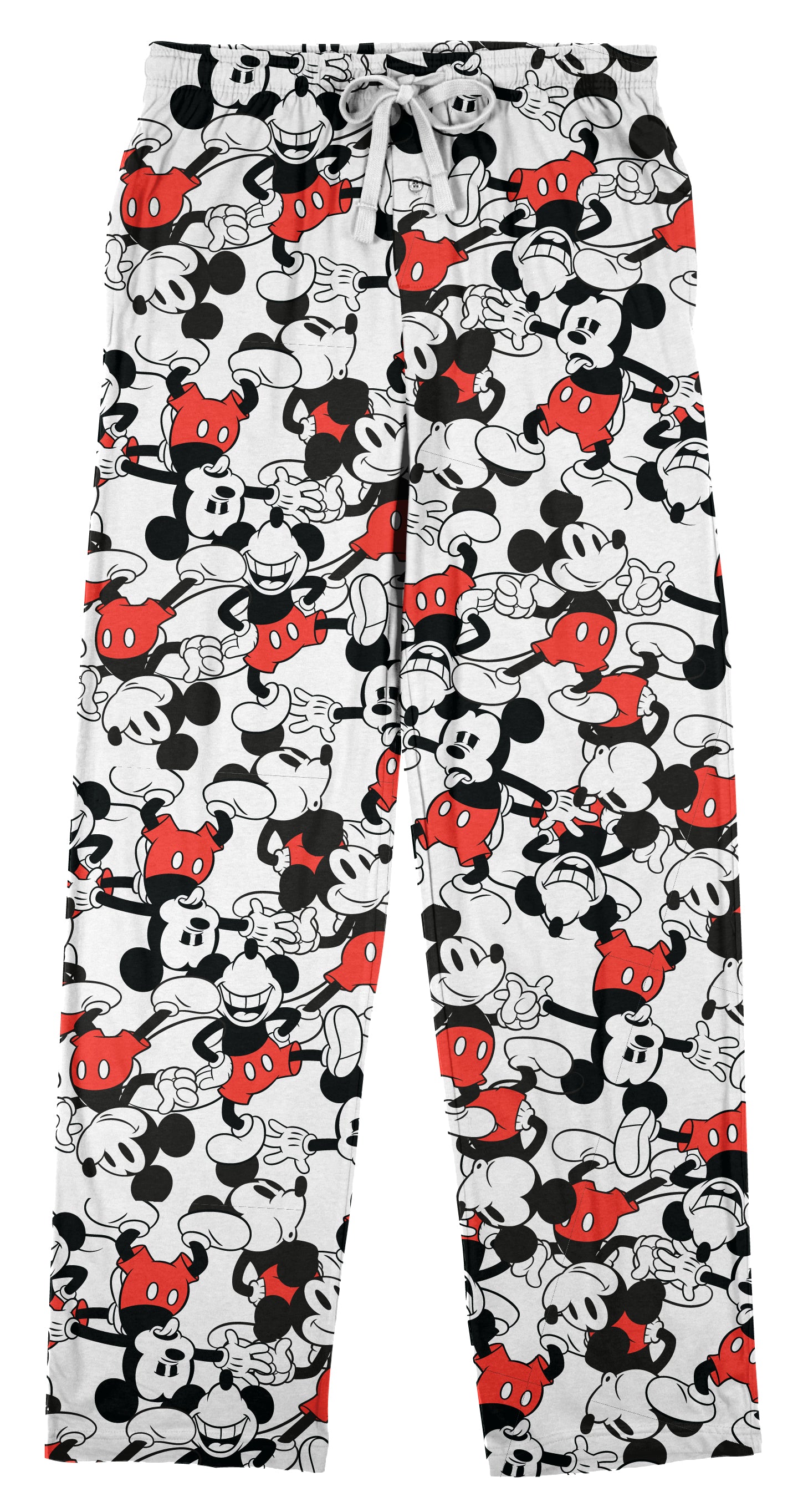 Disney Mickey Mouse All-Over Print Men's White Sleep Pajama Pants