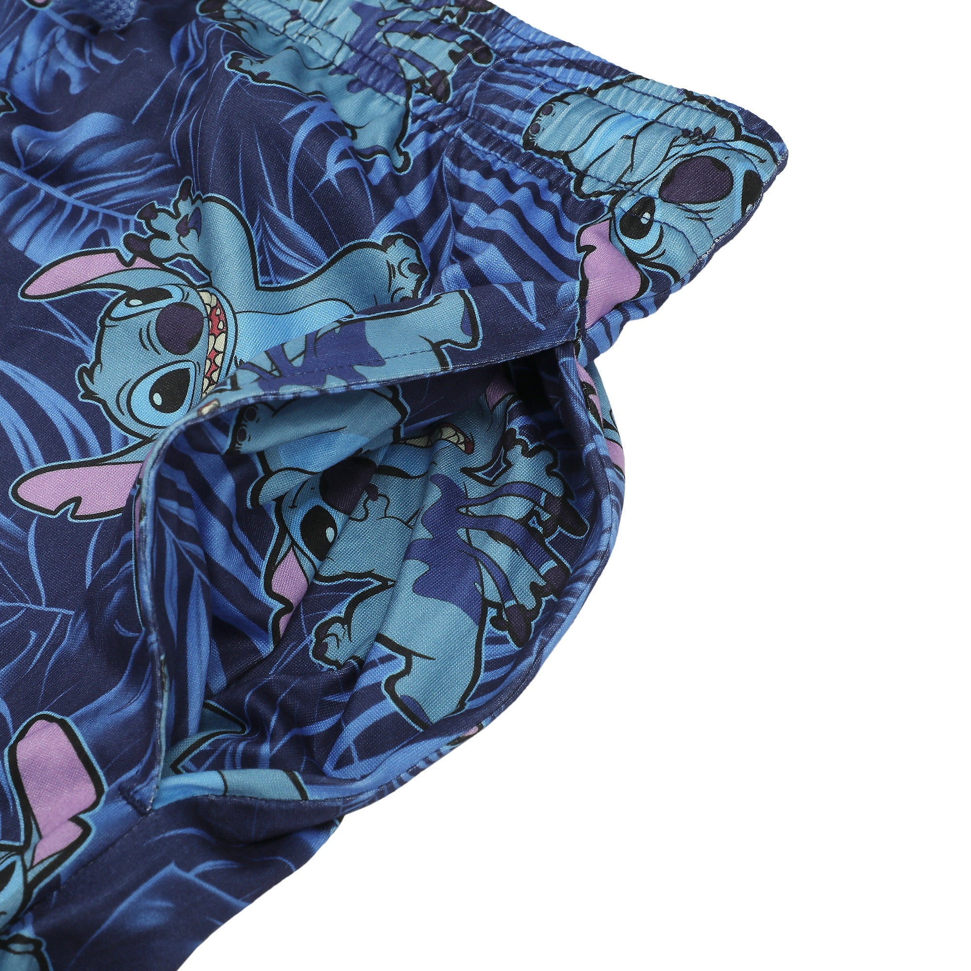 Lilo & Stitch Blue Palm Leaves Sleep Pants for Men